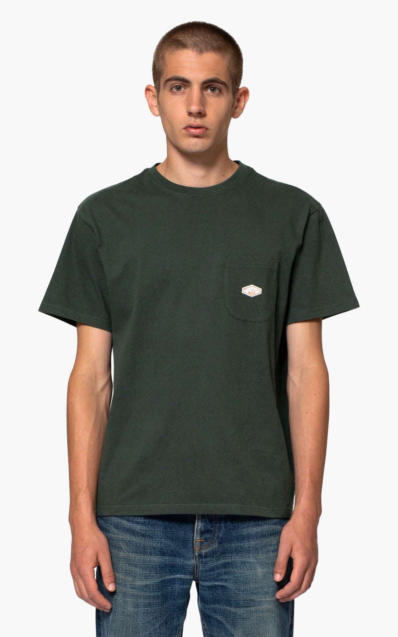 Nudie Jeans Leffe Pocket Tee Racing Green