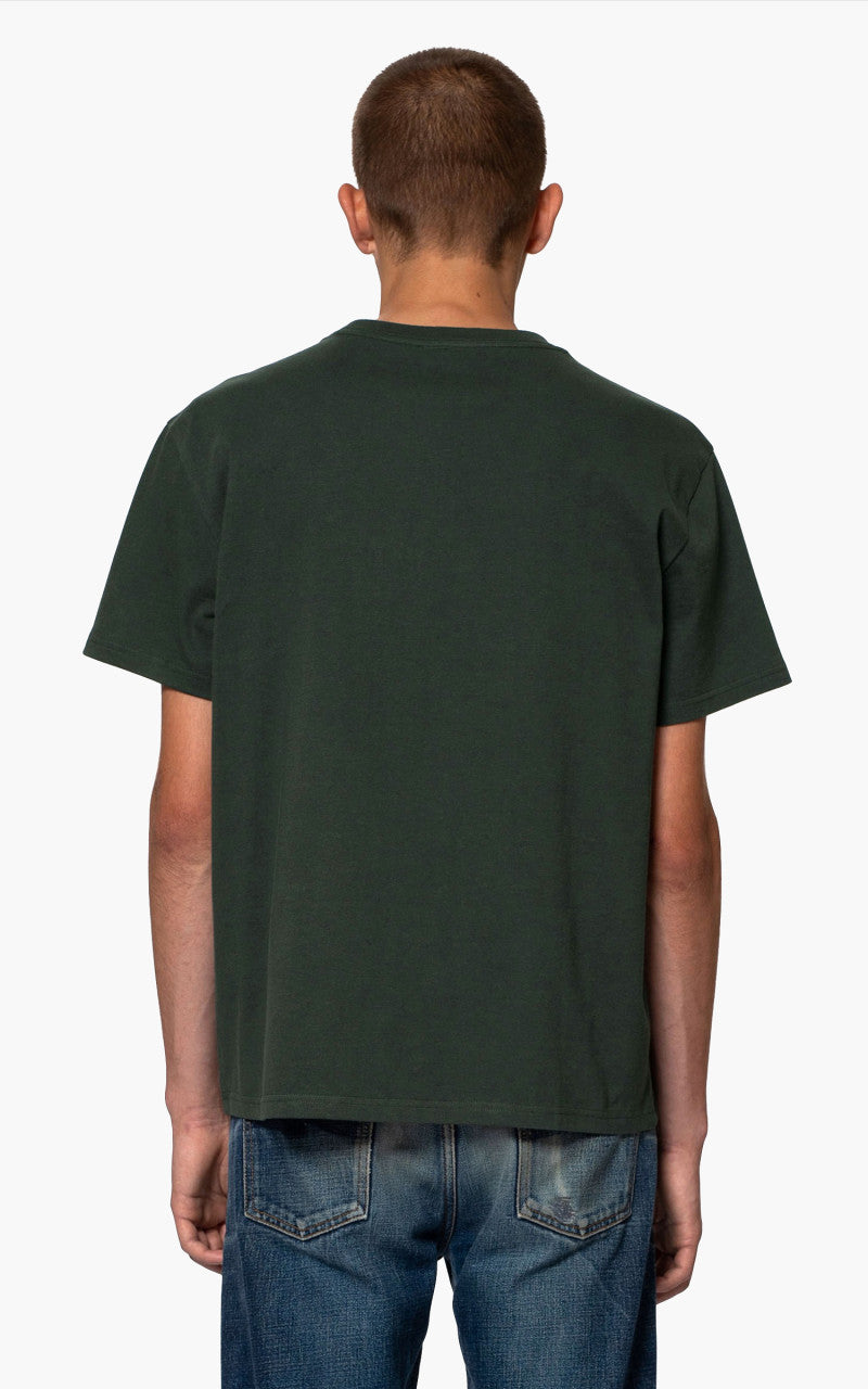 Nudie Jeans Leffe Pocket Tee Racing Green