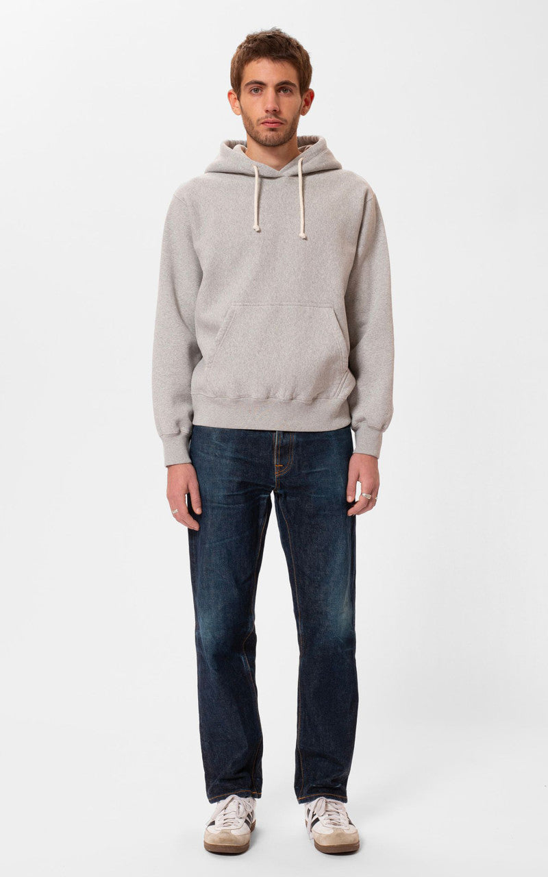 Nudie Jeans Fredrik Hoodie Greymelange