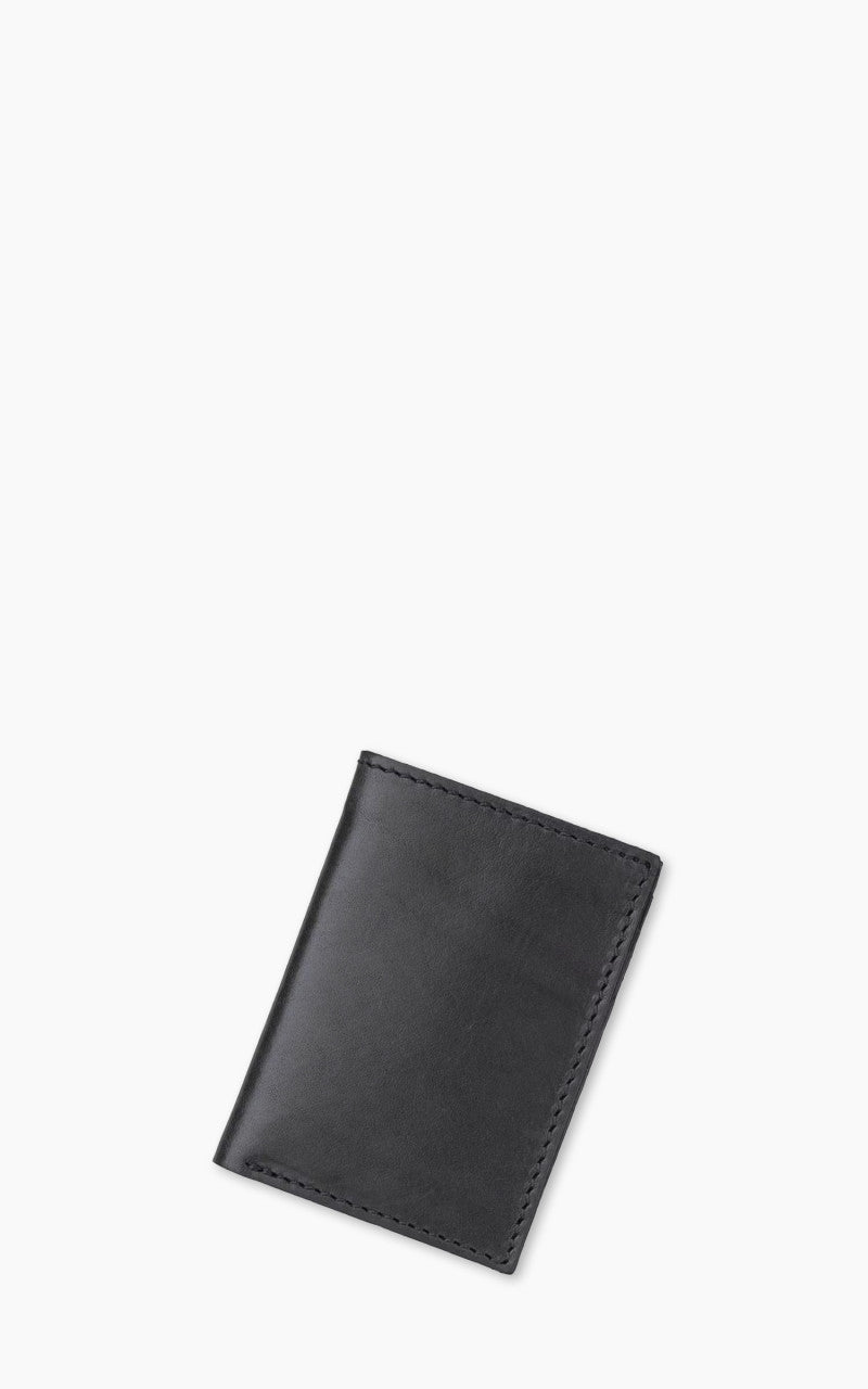 Nudie Jeans Hagdahl Wallet Saddle Leather Black