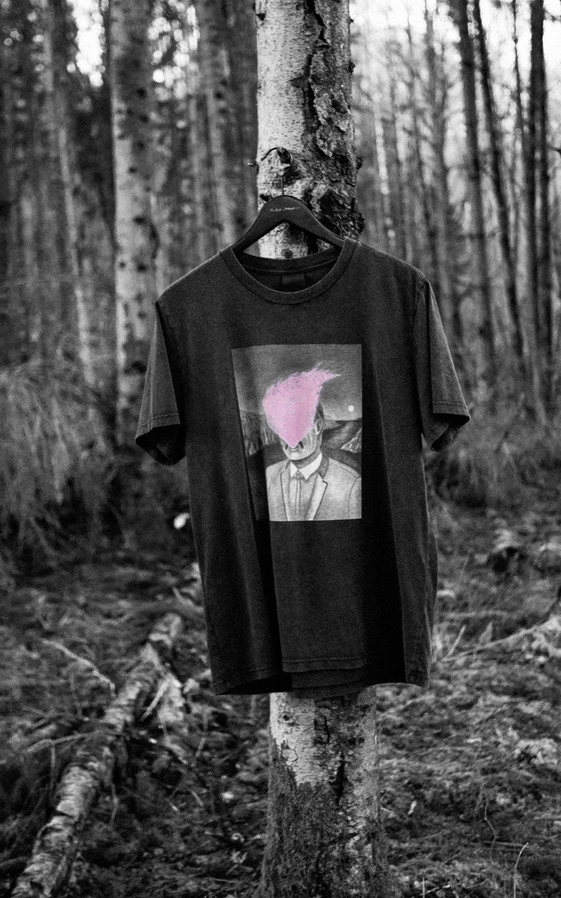 Nudie Jeans x Jeff Olsson Roy Bad Breath T-Shirt Faded Black