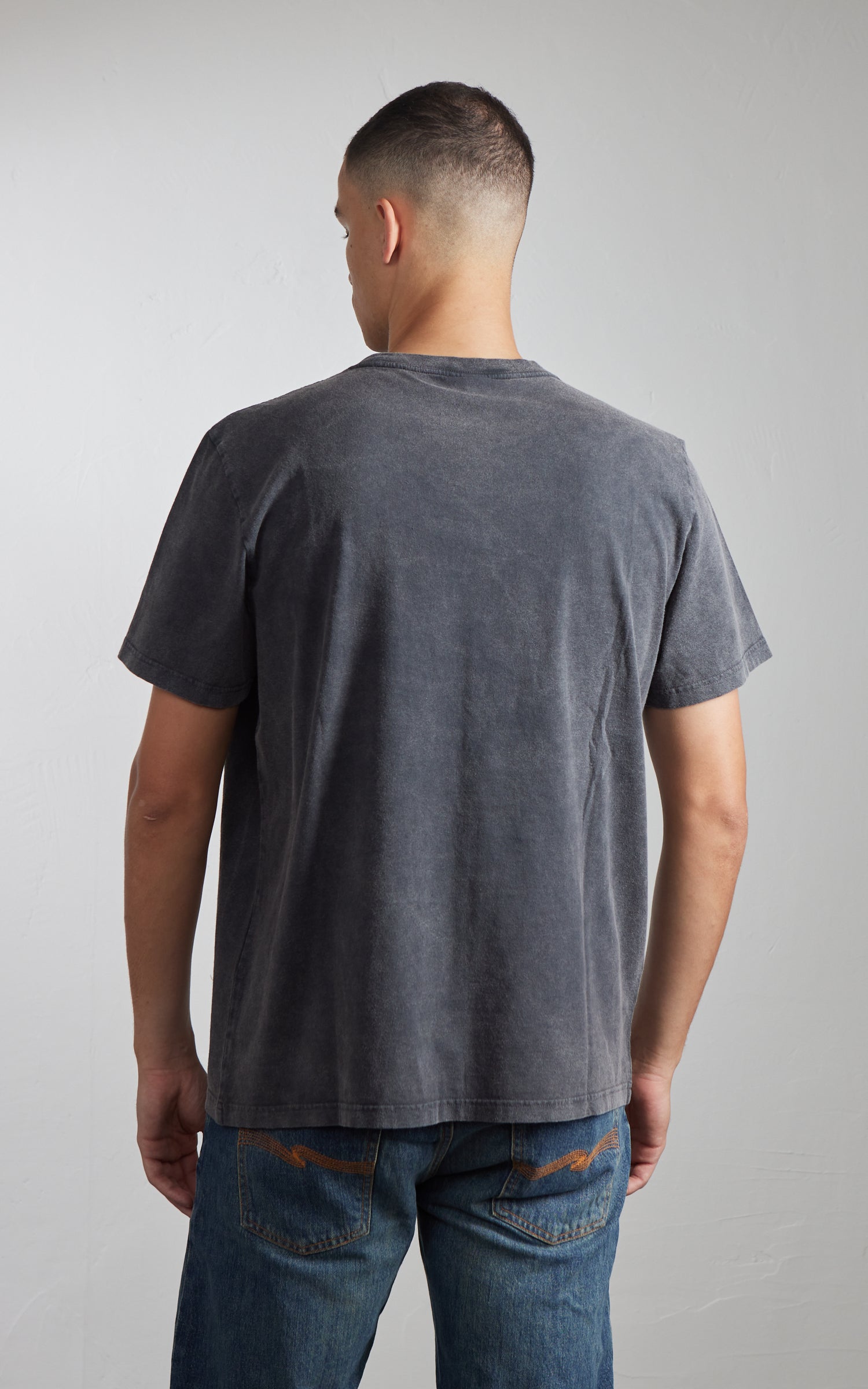 Nudie Jeans Roy Night Tracks T-Shirt Antracite