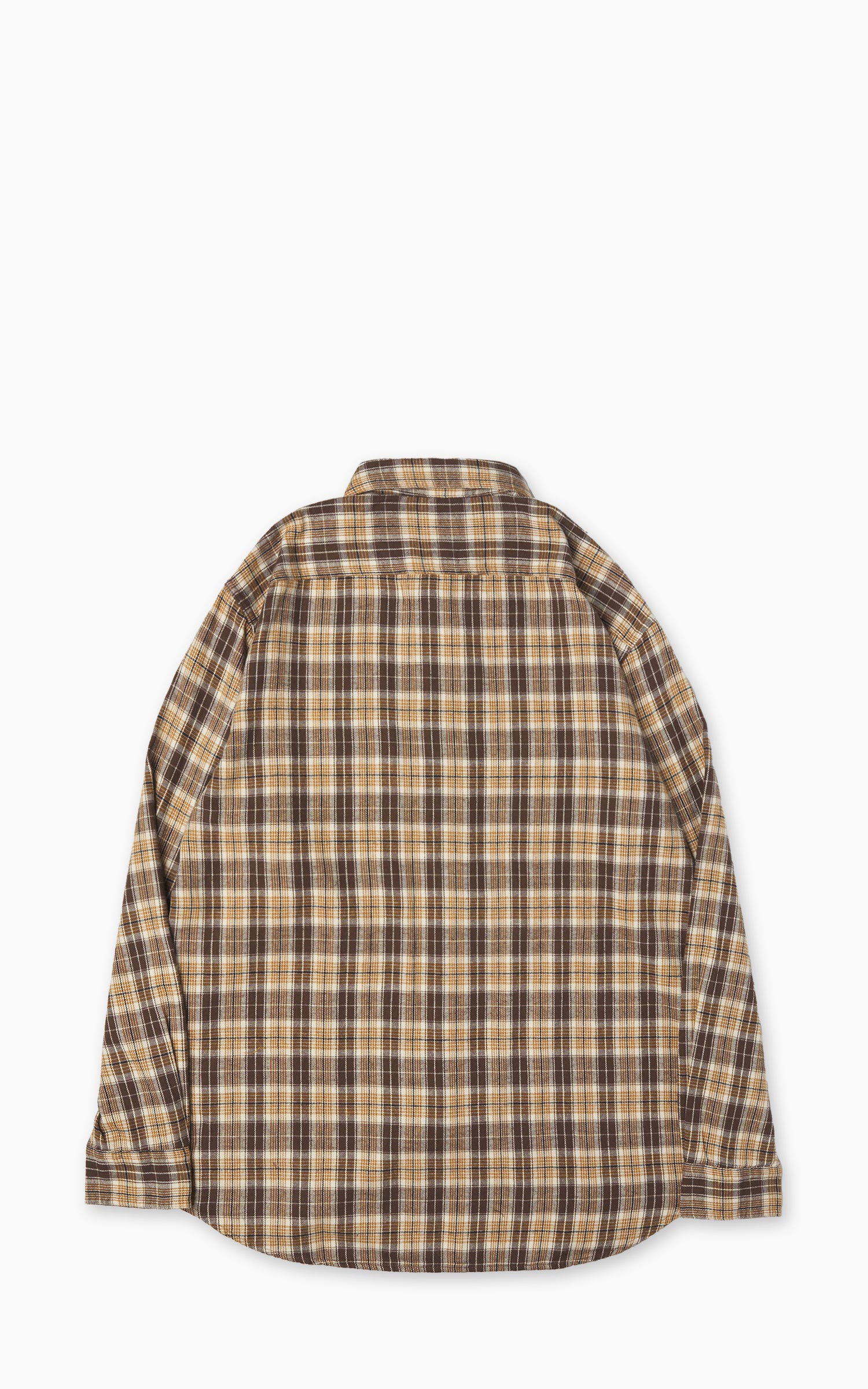Nudie Jeans Julian Worker Shirt Check Brown