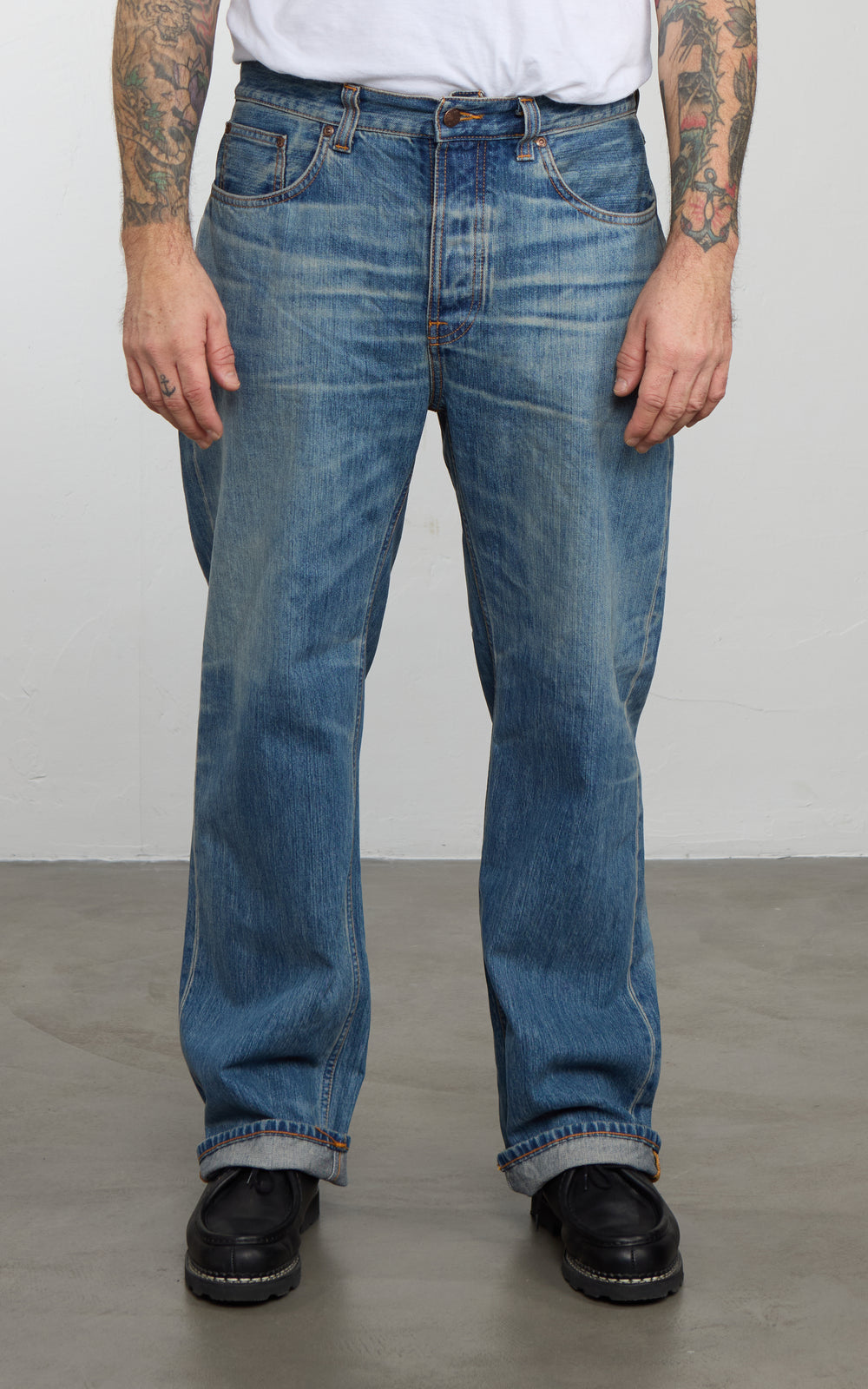 Nudie Jeans Tuff Tony Silver Tracks