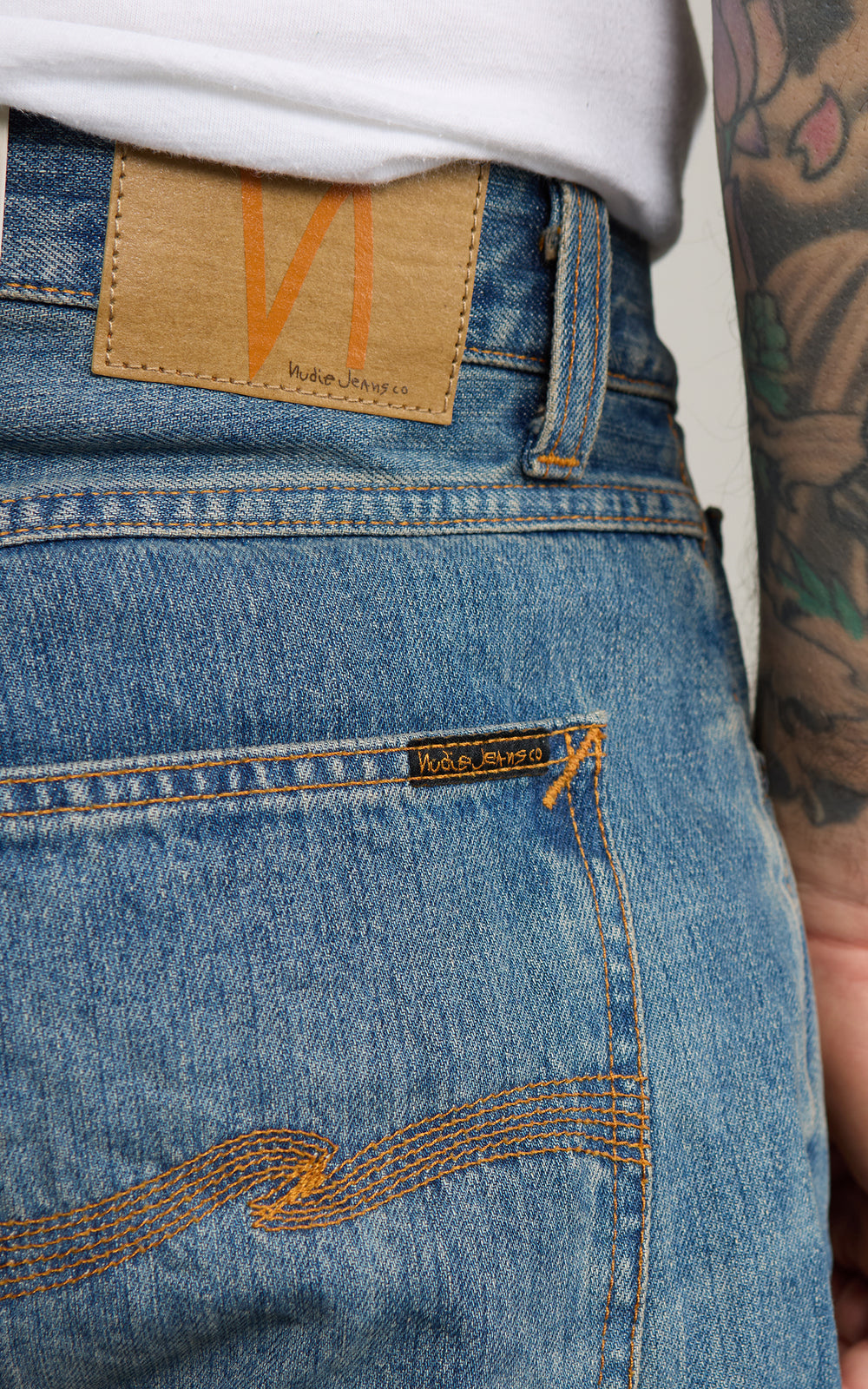 Nudie Jeans Tuff Tony Silver Tracks