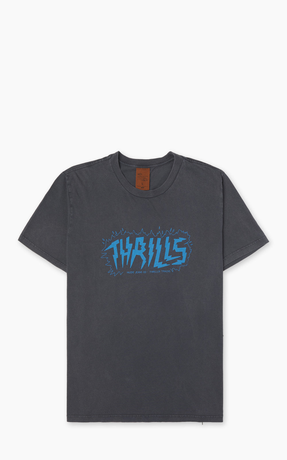Nudie Jeans Roy Thriller Tracks T-Shirt Antracite