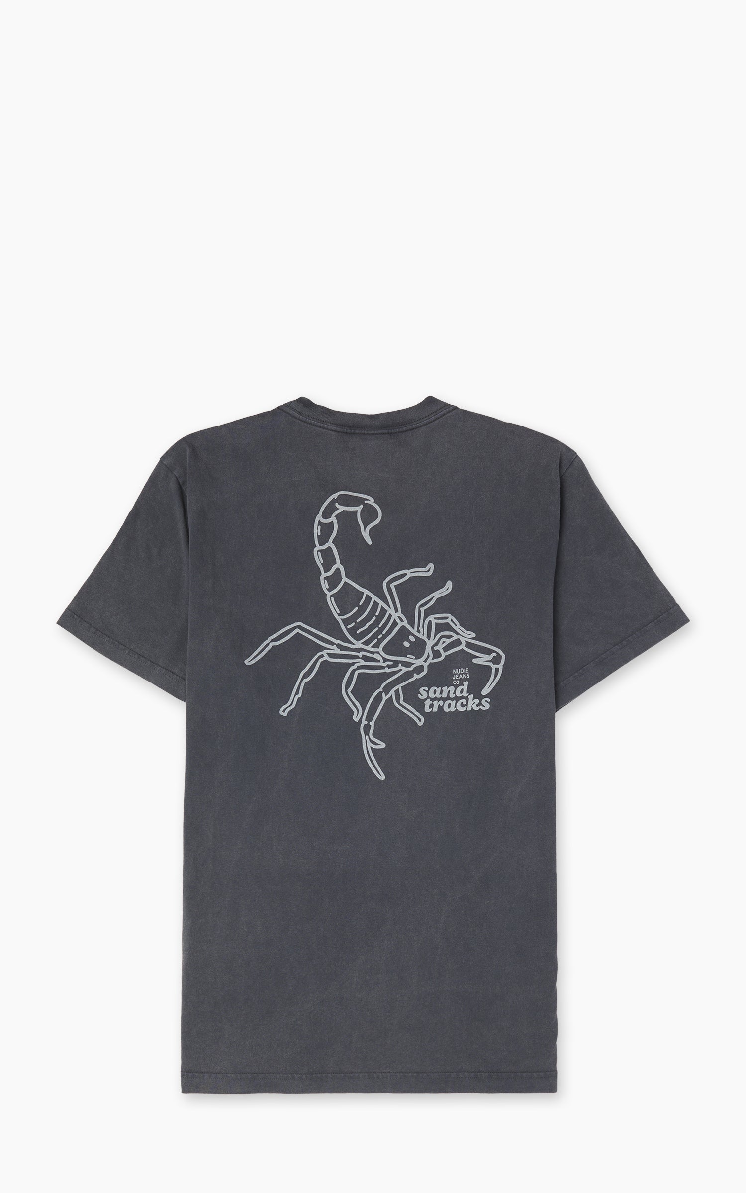 Nudie Jeans Roy Sand Tracks T-Shirt Antracite