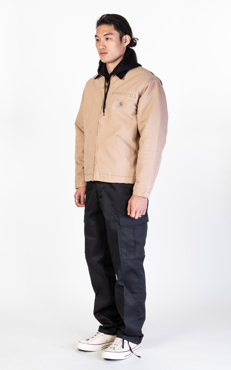 Carhartt WIP OG Detroit Jacket Aged Canvas Dusty Hamilton Brown/Black