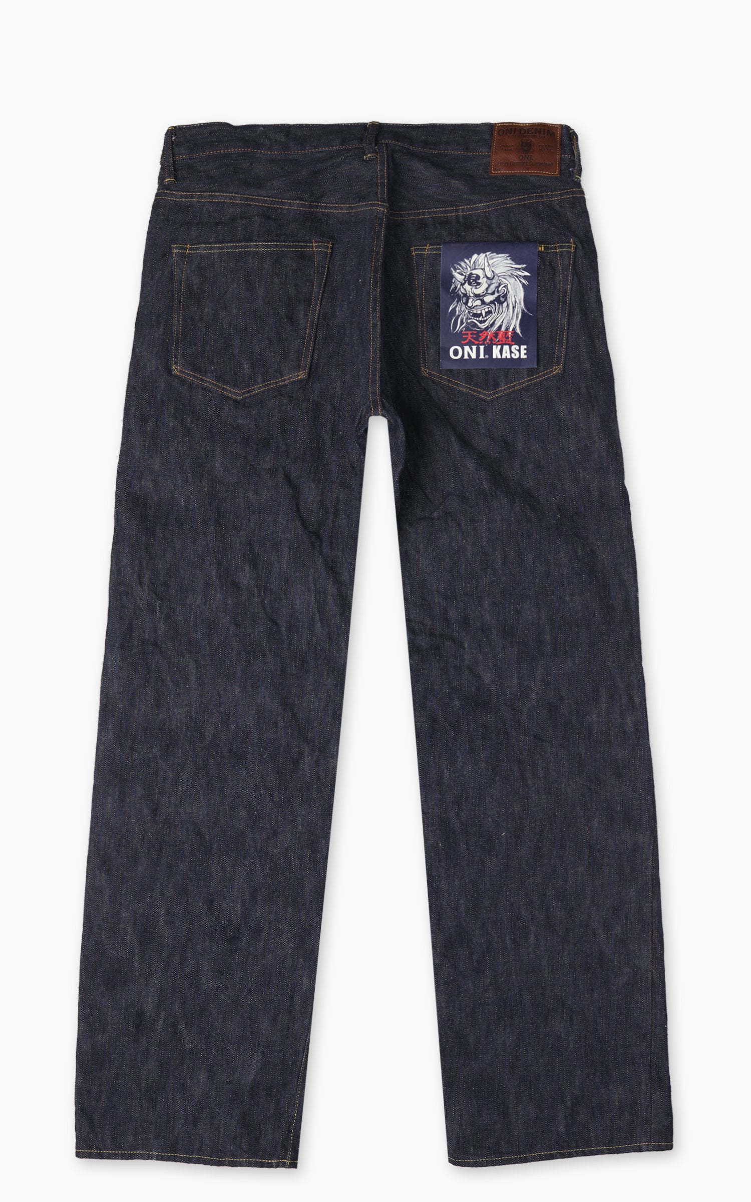ONI Denim 200-ONI KASE Wide Straight Natural Indigo 16oz