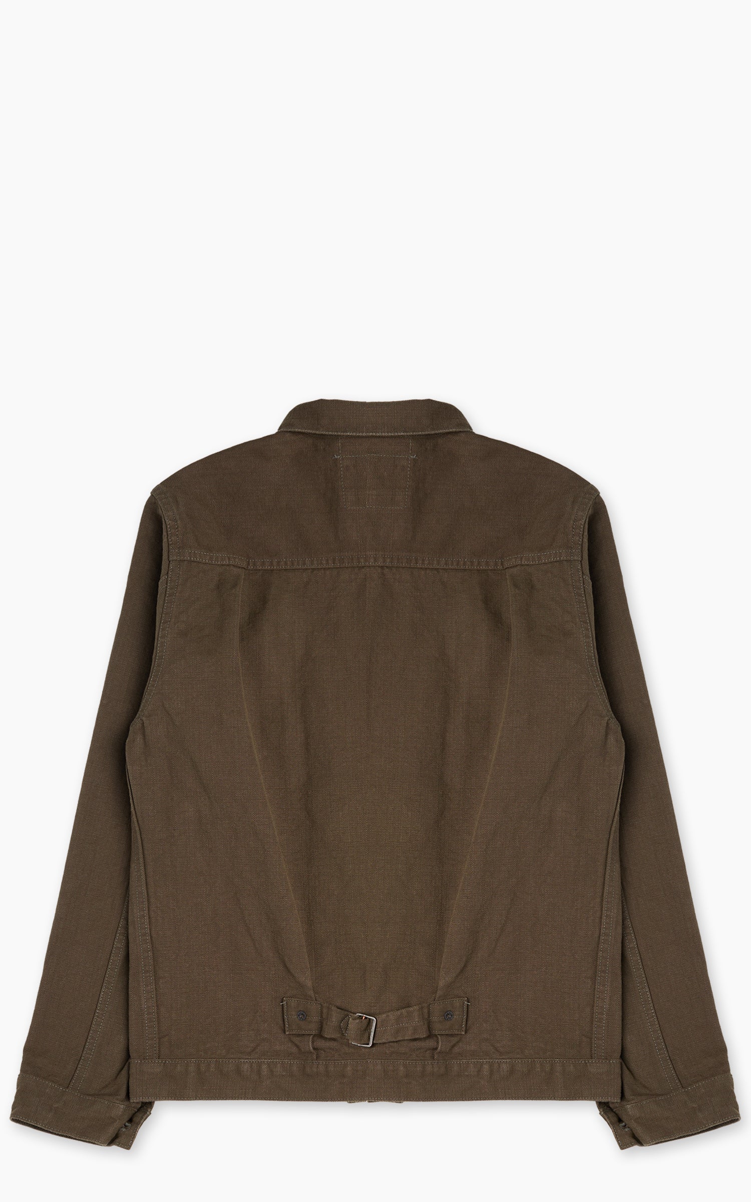 ONI Denim 01507L-HOX-OLB Type I Jacket Sulfur Dyed Heavy Oxford Olive Brown 13oz