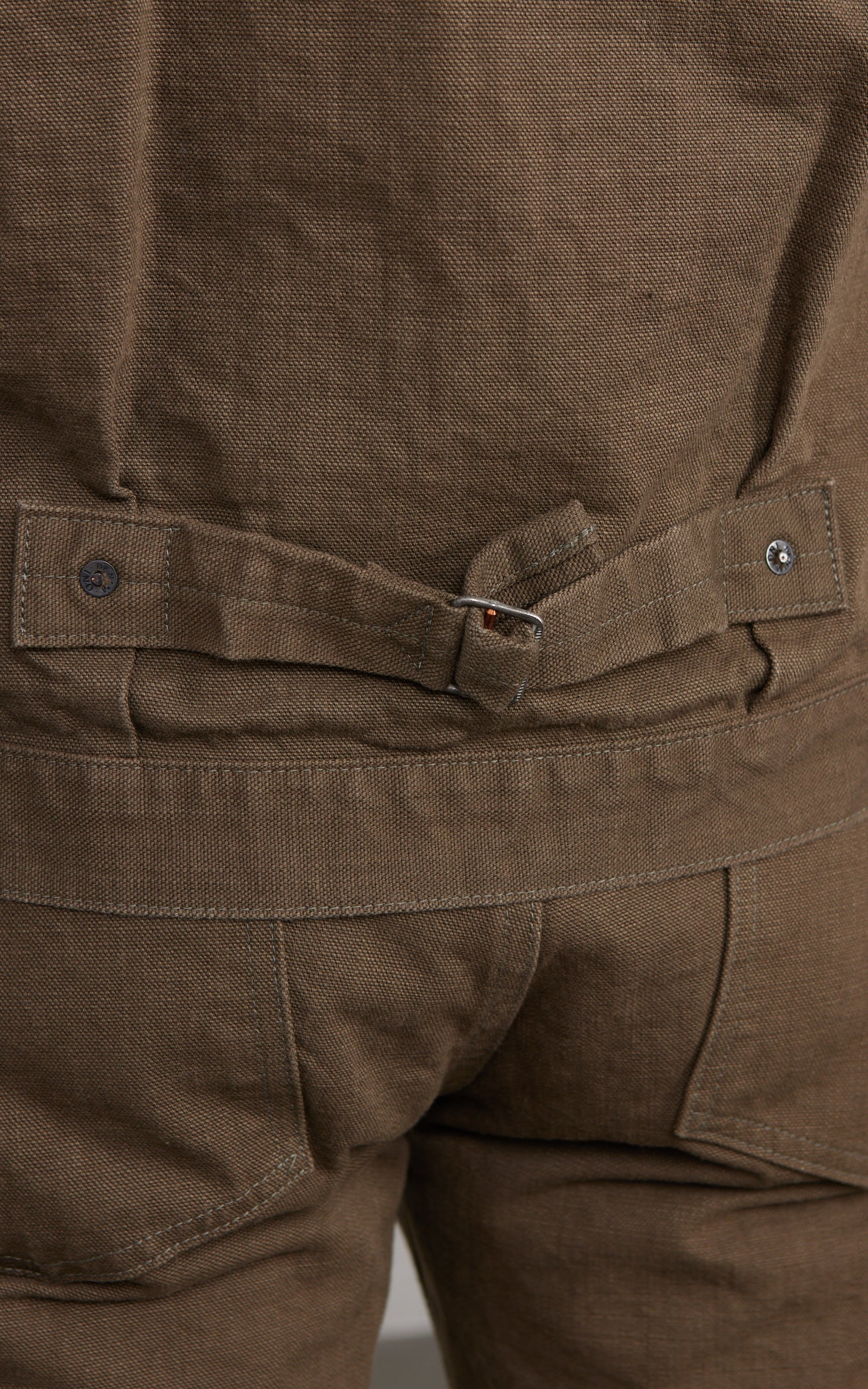 ONI Denim 01507L-HOX-OLB Type I Jacket Sulfur Dyed Heavy Oxford Olive Brown 13oz