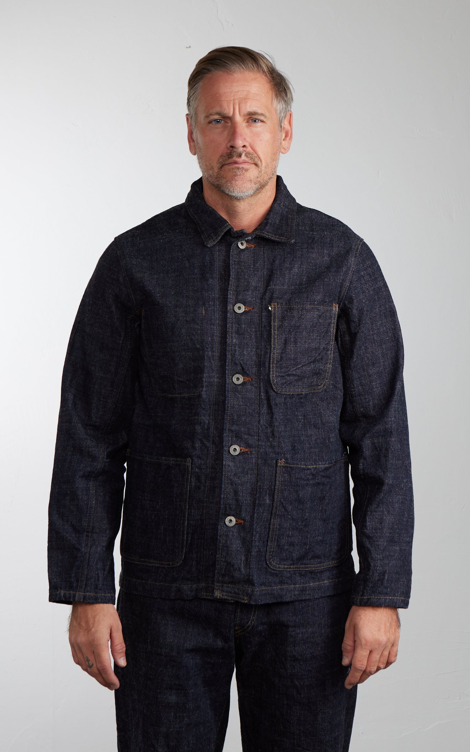 ONI Denim 03502-LS13.5 Coveralls Long Slab Denim 13.5oz