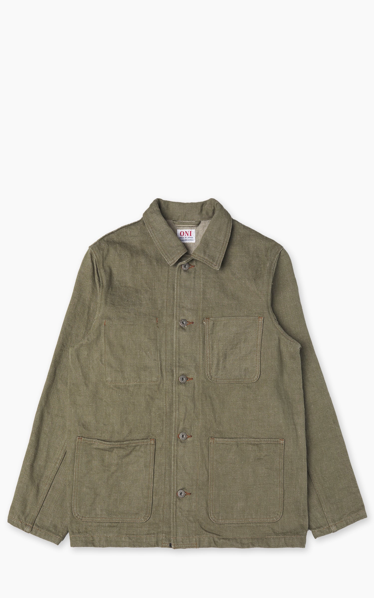 ONI Denim 03502-OLD18 Coveralls Olive Denim 18oz