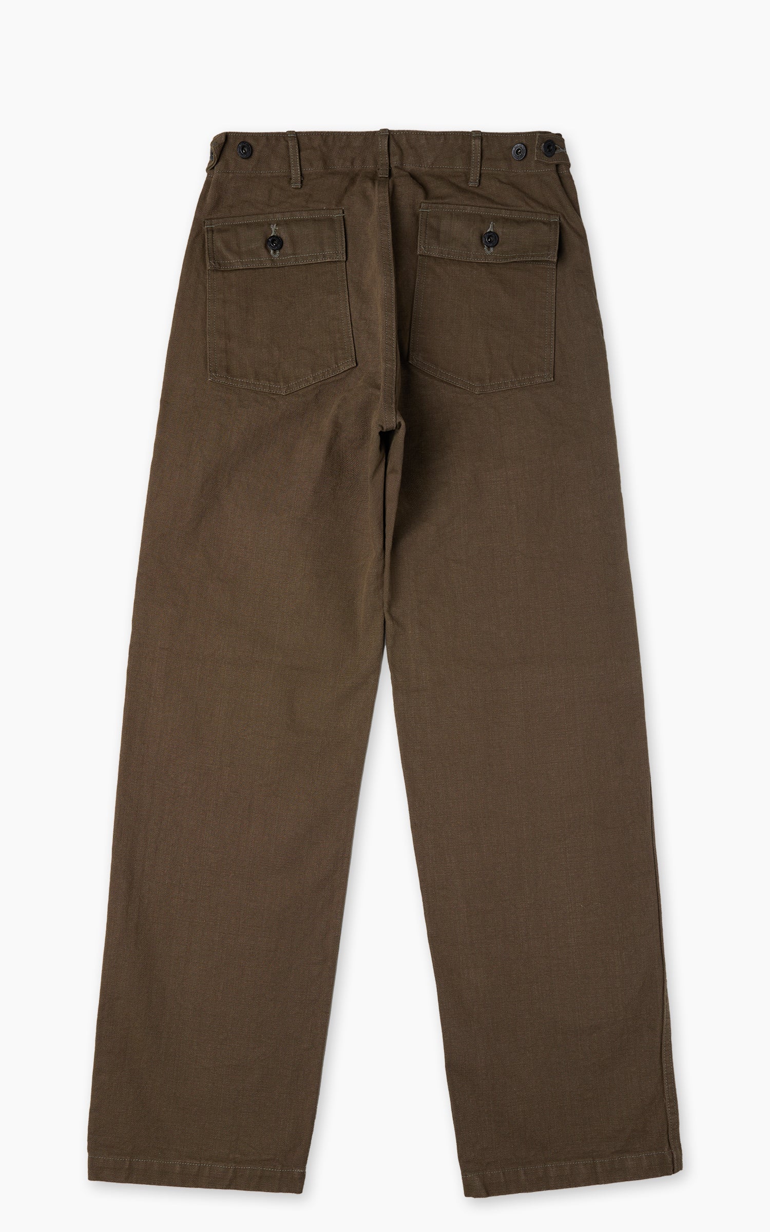 ONI Denim 207-HOX-OLB Baker Pants Sulfur Dye Heavy Oxford Olive Brown 13oz