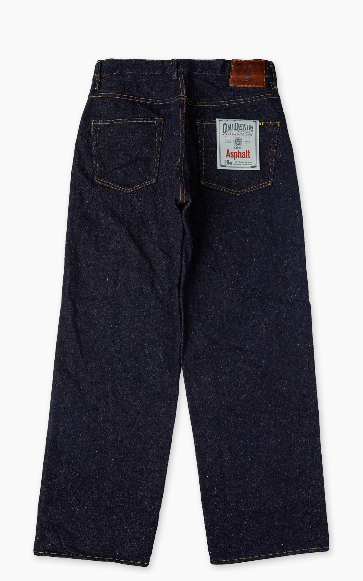 ONI Denim 222-ASPHALT Super Wide Straight Denim Indigo 20oz