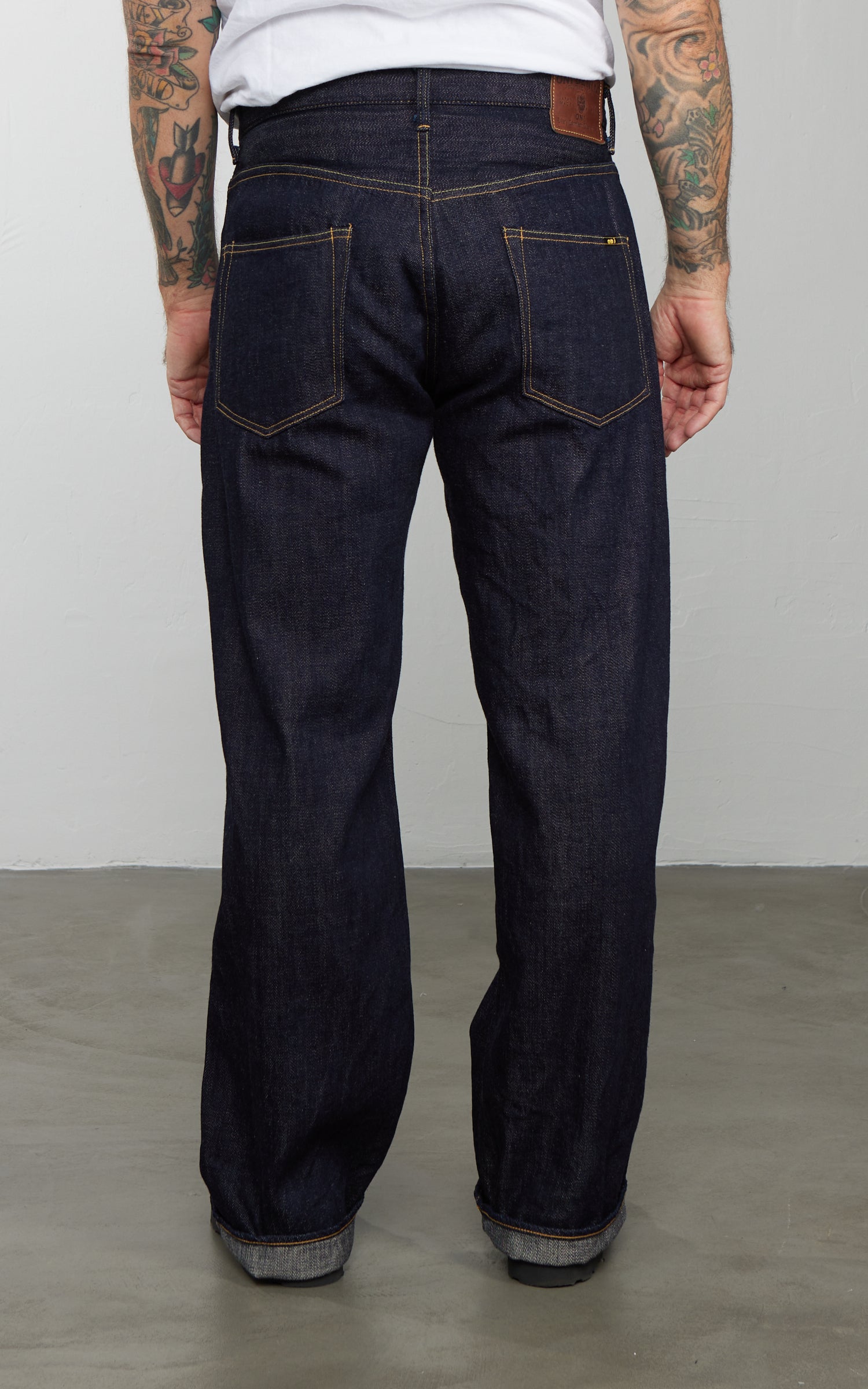ONI Denim 222-Kiraku Super Wide Straight Denim Indigo 12oz