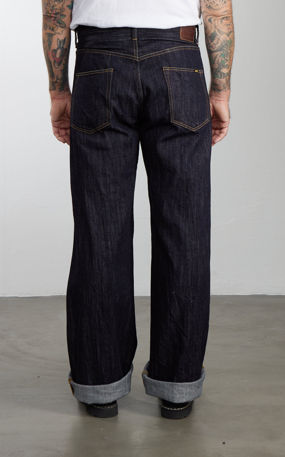 ONI Denim 222-LWD Super Wide Straight Loose Weave Denim Indigo 12oz