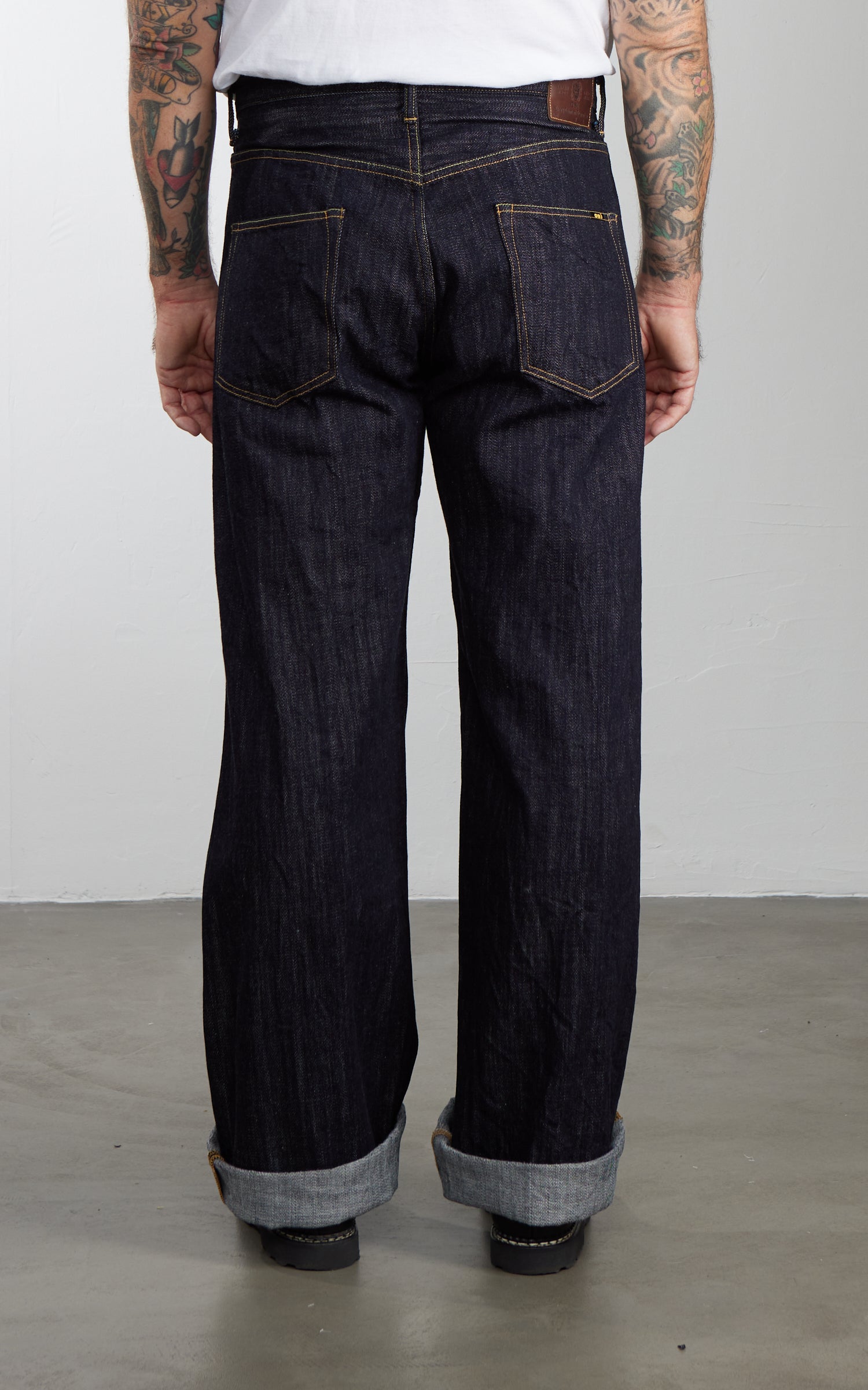 ONI Denim 222-LWD Super Wide Straight Loose Weave Denim Indigo 12oz