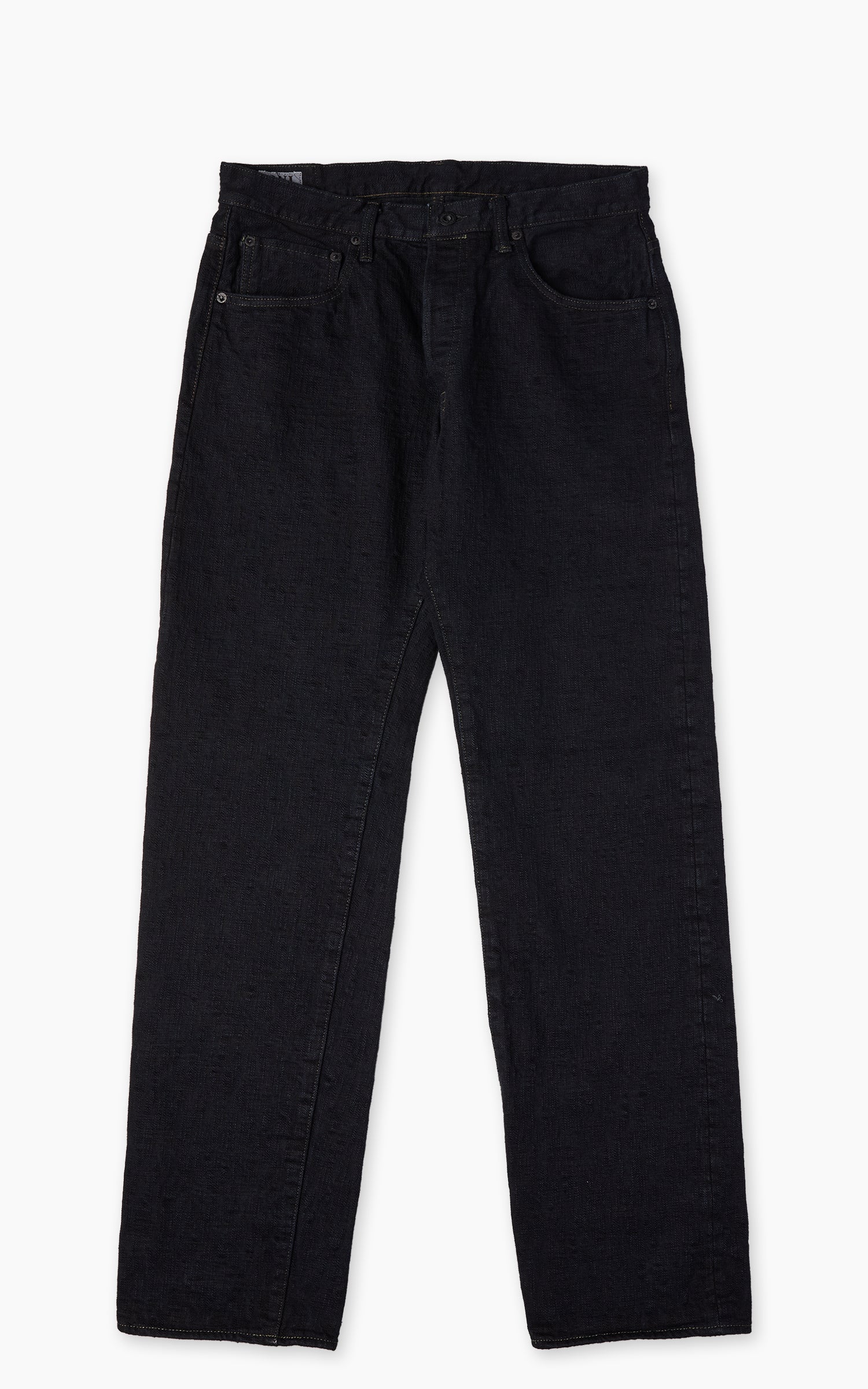 ONI Denim 277-BUMPY Just Right Straight Black (Kuro) 17oz
