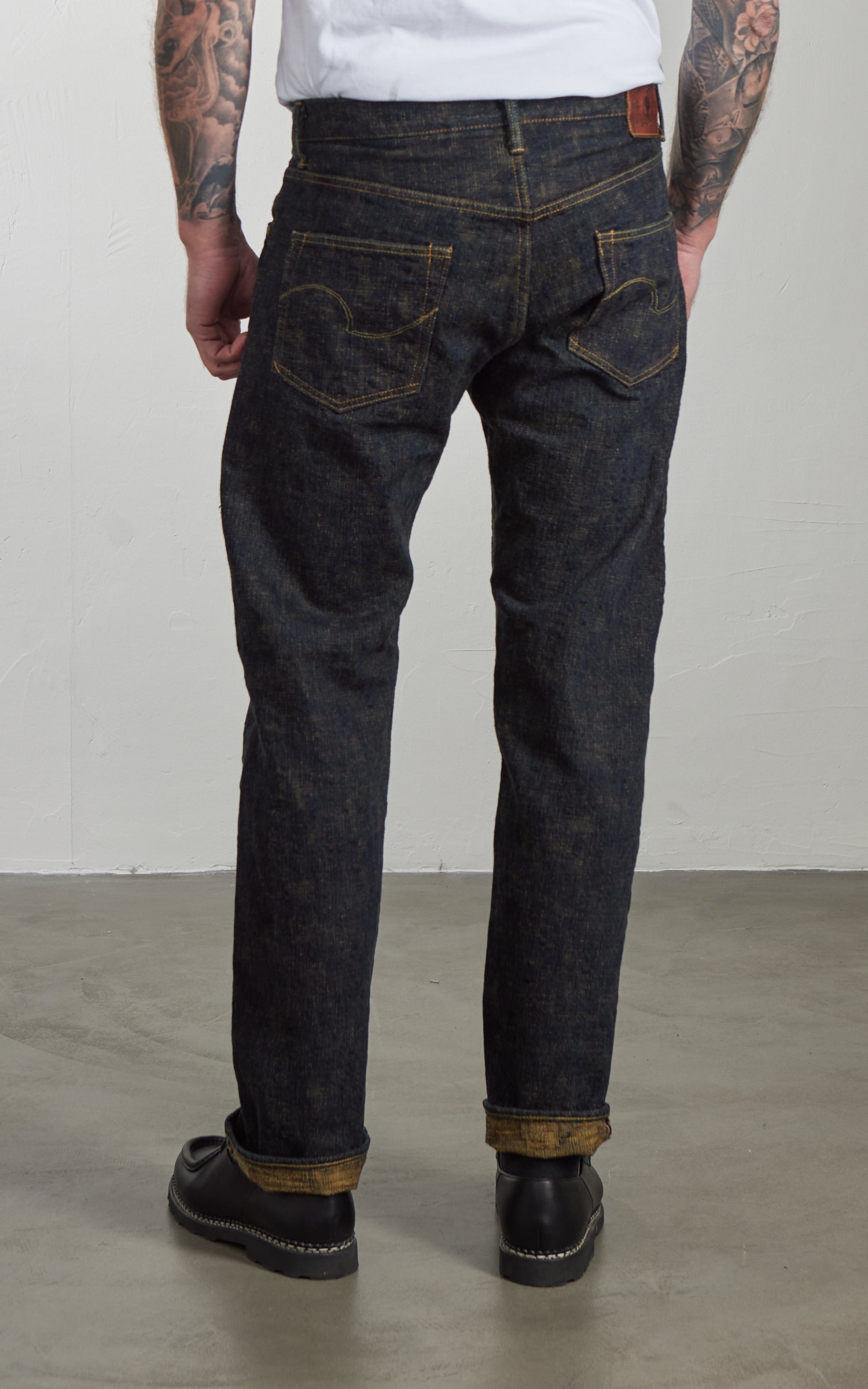 ONI Denim 277-BUMPY Just Right Straight Earth Yellow (Oudo) 17oz