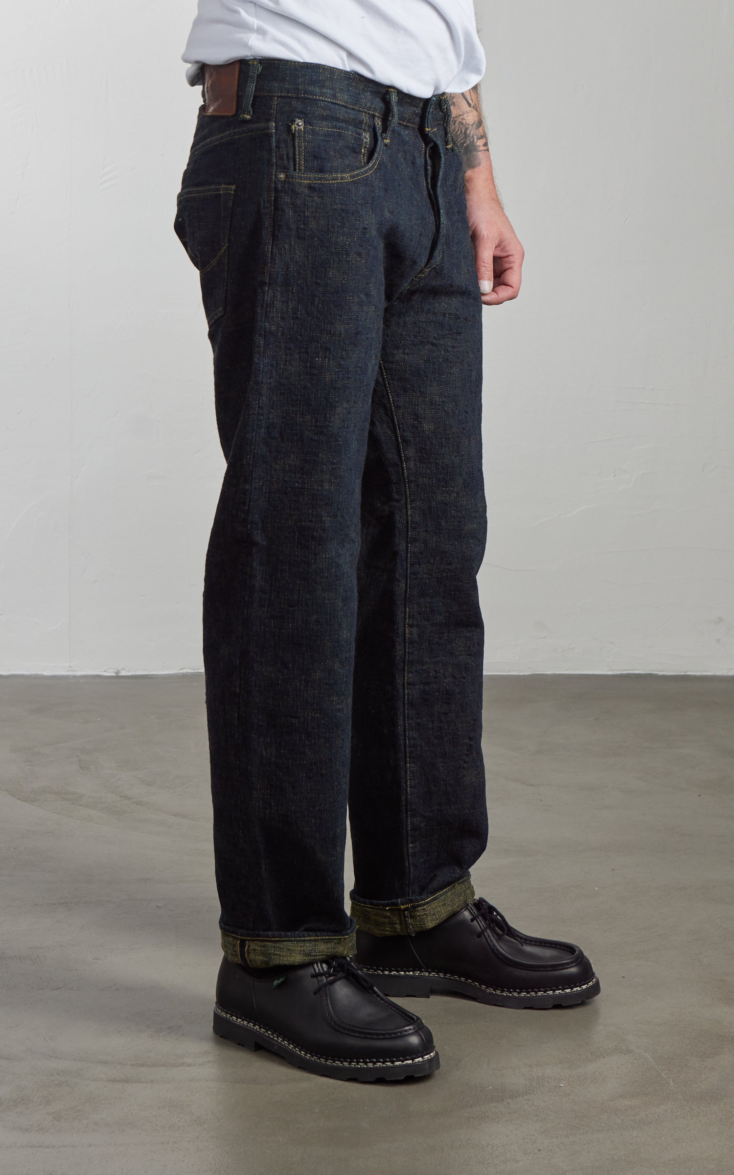 ONI Denim 277-BUMPY Just Right Straight Grass Green (Kusaki) 17oz