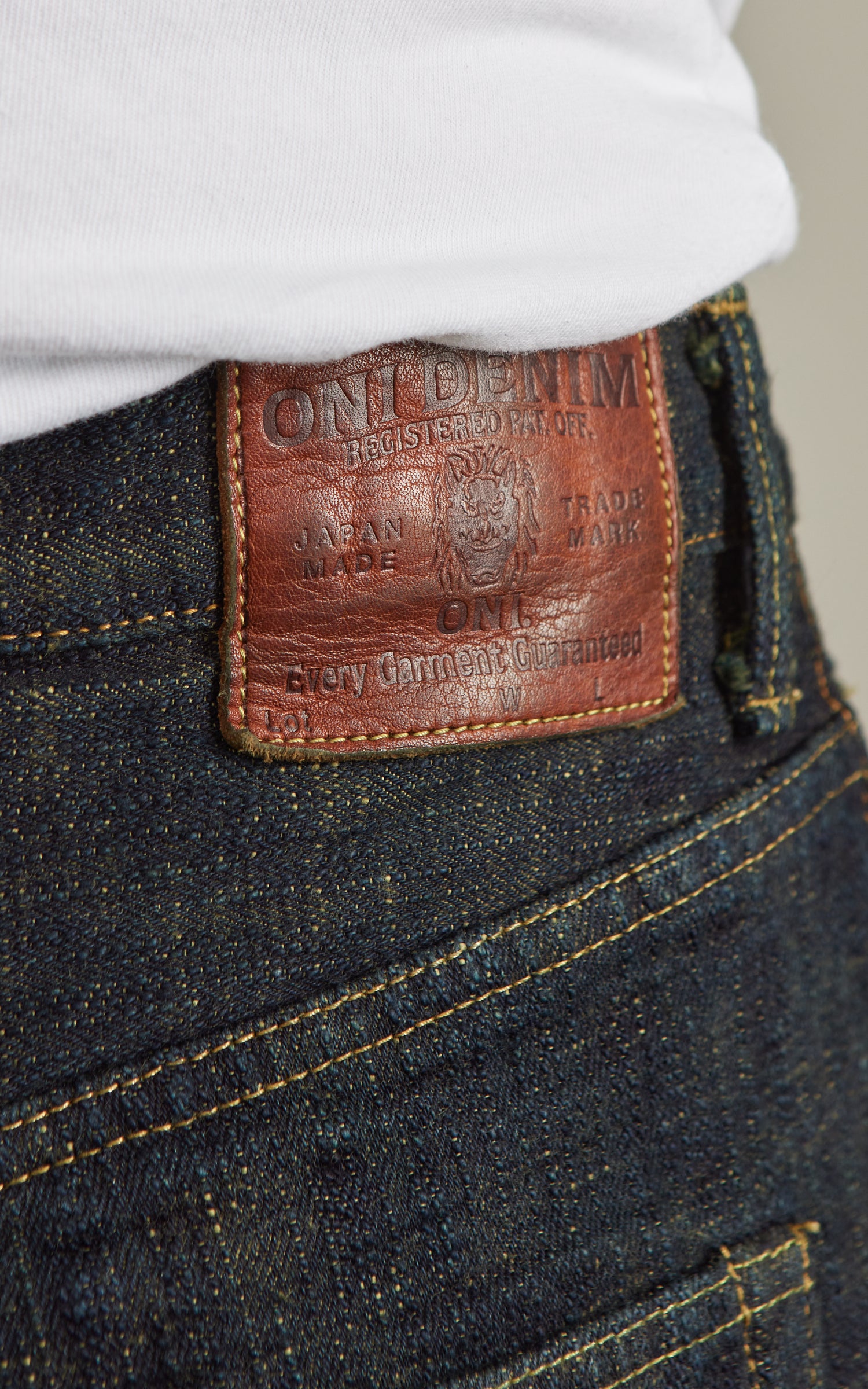 ONI Denim 277-BUMPY Just Right Straight Grass Green (Kusaki) 17oz