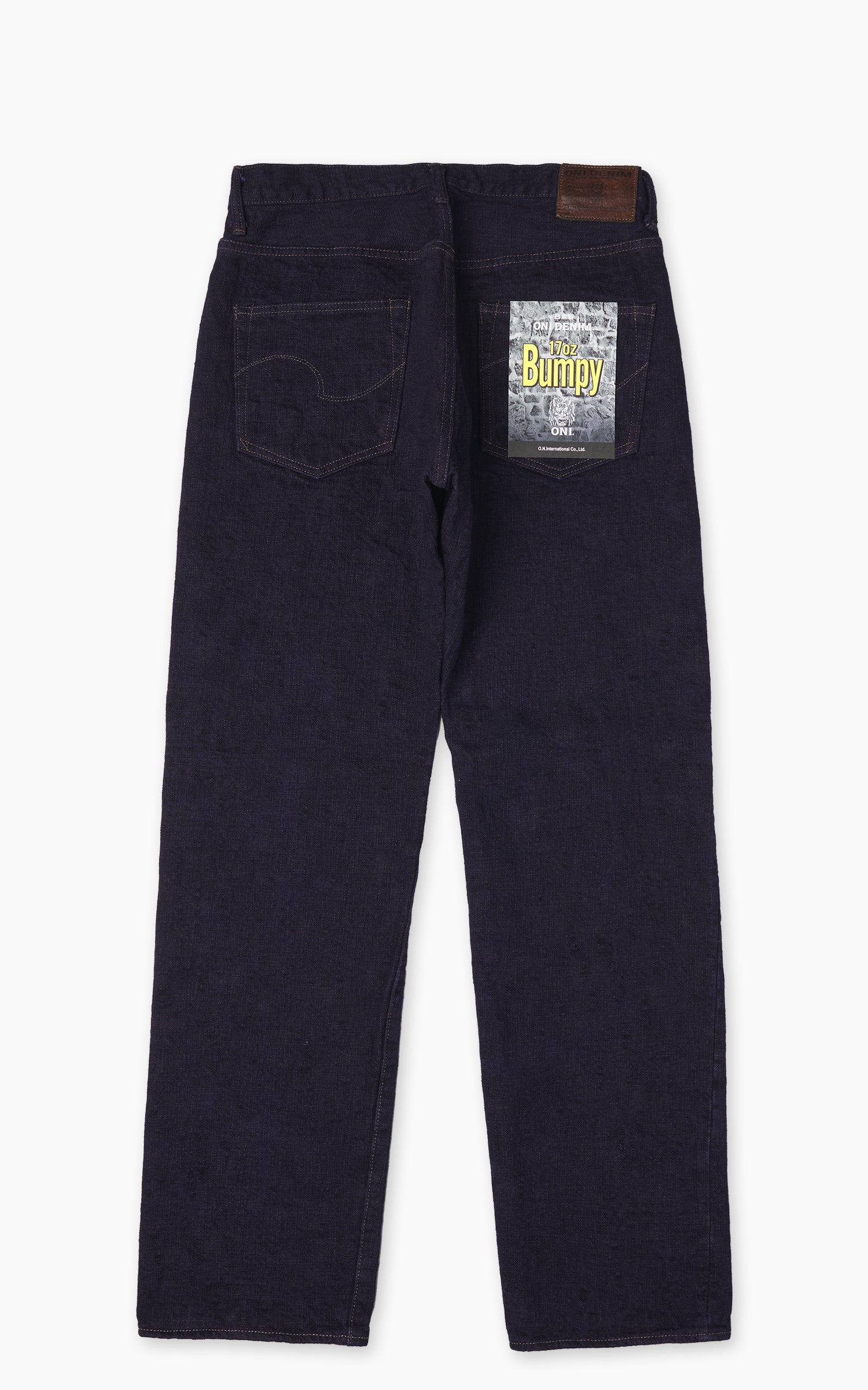 ONI Denim 277-BUMPY Just Right Straight Purple (Murasaki) 17oz