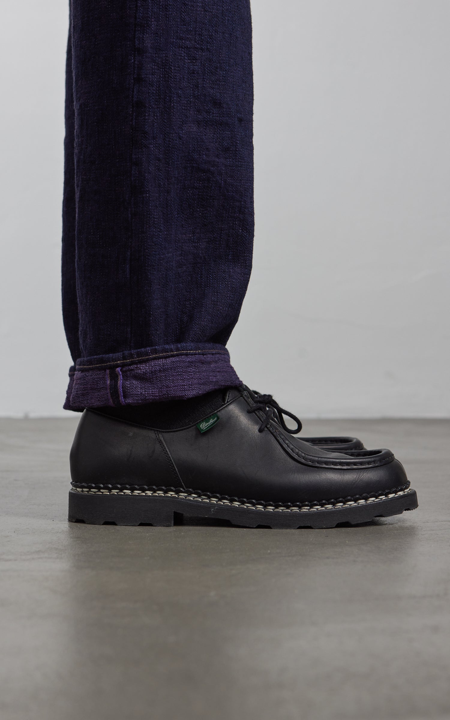 ONI Denim 277-BUMPY Just Right Straight Purple (Murasaki) 17oz