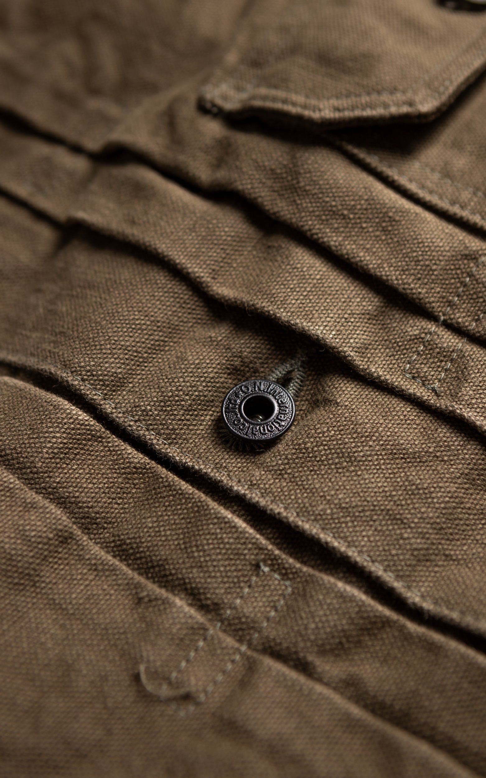 ONI Denim 01507L-HOX-OLB Type I Jacket Sulfur Dyed Heavy Oxford Olive Brown 13oz