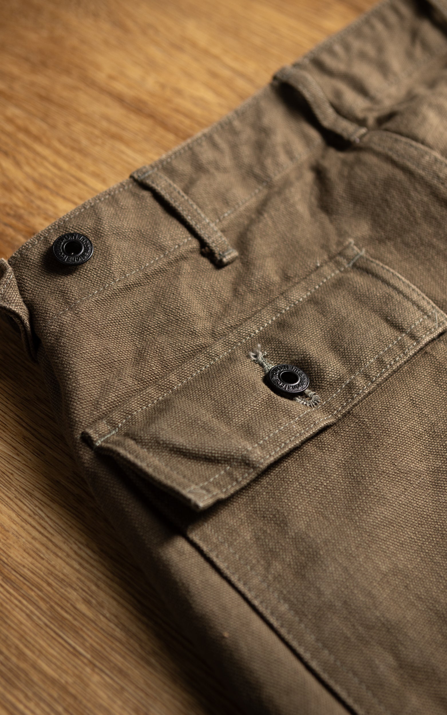 ONI Denim 207-HOX-OLB Baker Pants Sulfur Dye Heavy Oxford Olive Brown 13oz