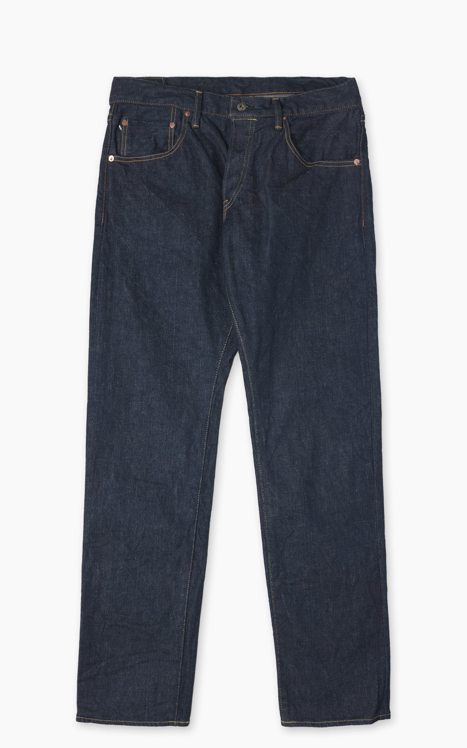 ONI Denim 121S-Ishikawadai Relax Tapered Stretch Denim Indigo 15oz