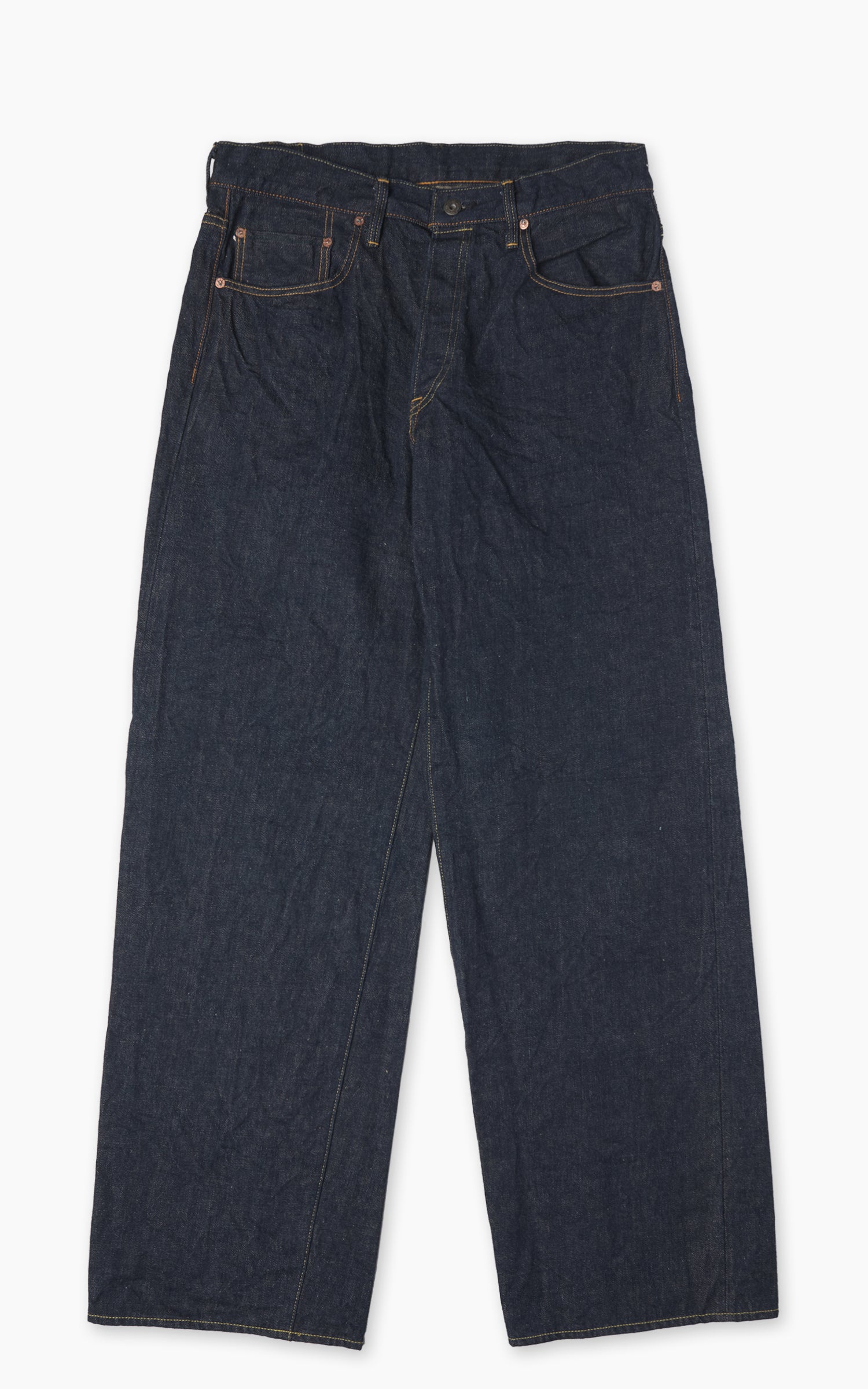 ONI Denim 222-Ishikawadai Super Wide Straight Denim Indigo 15oz