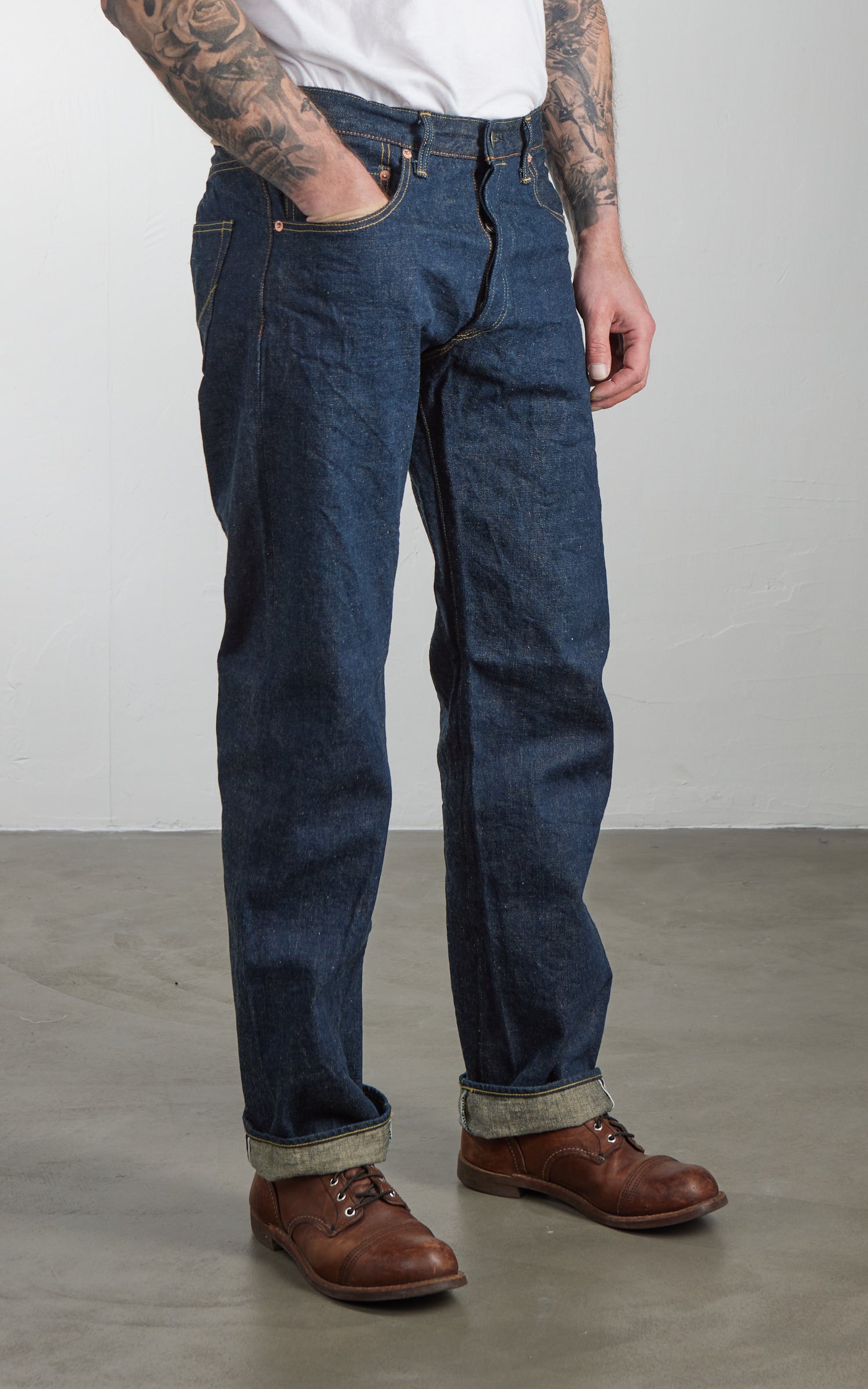 ONI Denim 270-Ishikawadai Regular Straight Denim Indigo 15oz