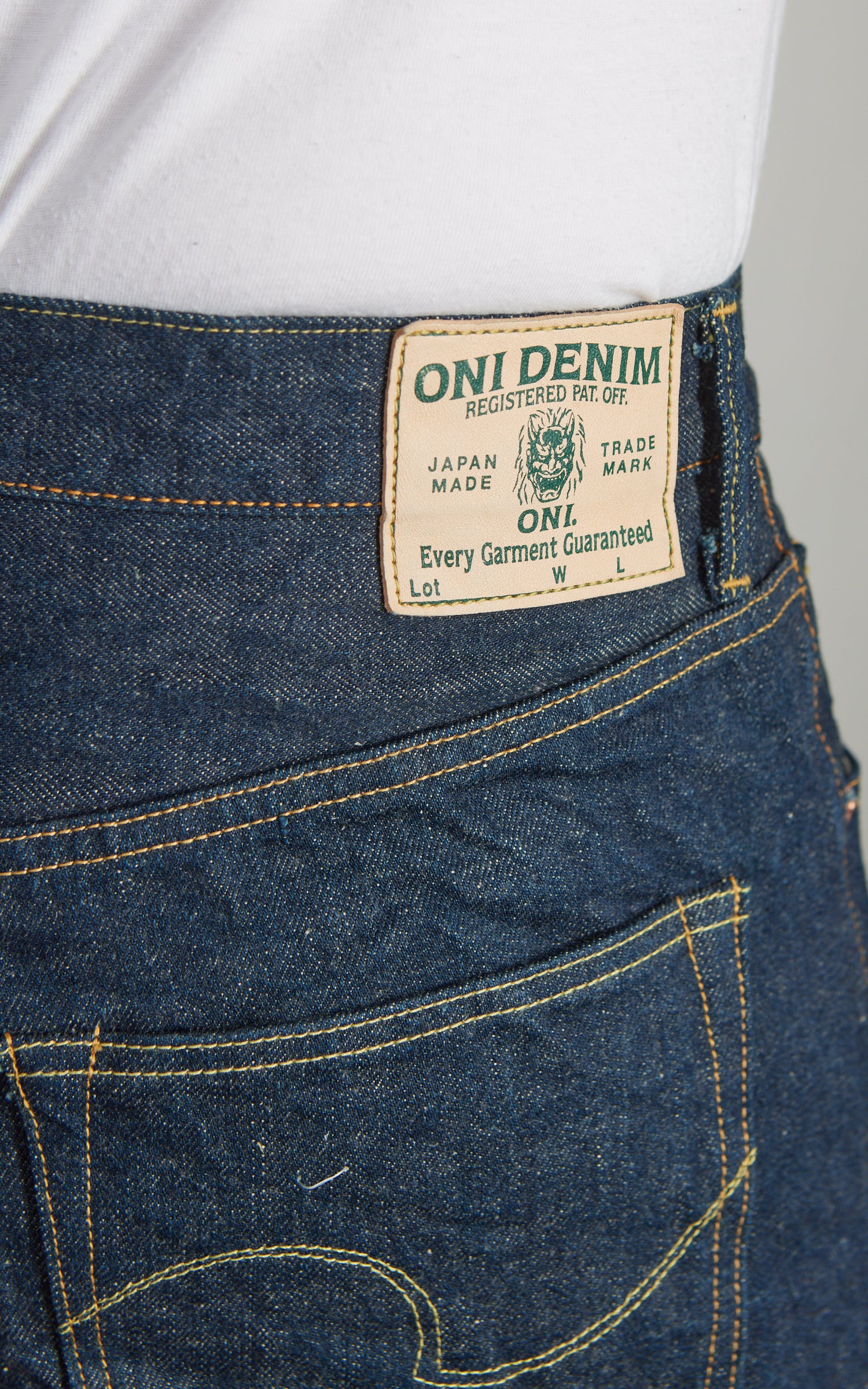 ONI Denim 270-Ishikawadai Regular Straight Denim Indigo 15oz
