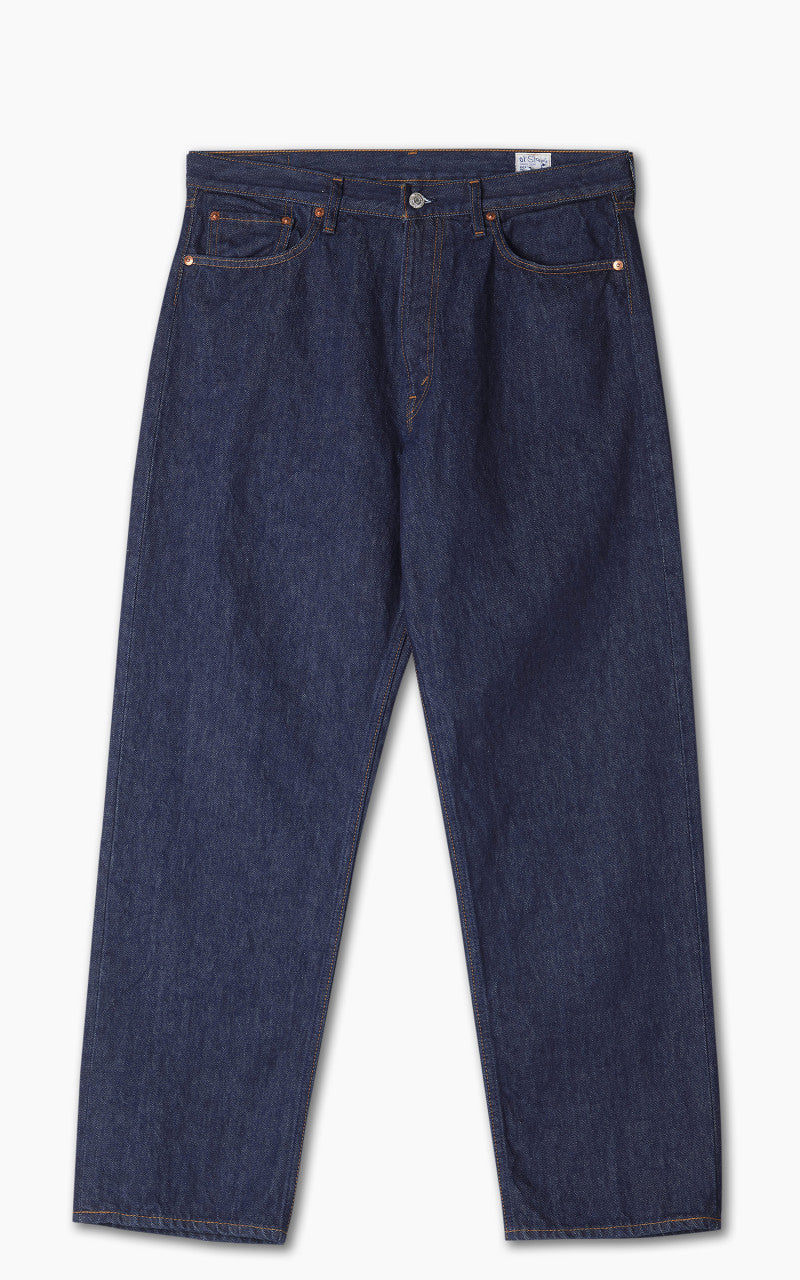 orSlow 101 DAD'S FIT DENIM PANTS Lサイズ OrSlow 101 Dads Fit Denim Pants Blue One Wash