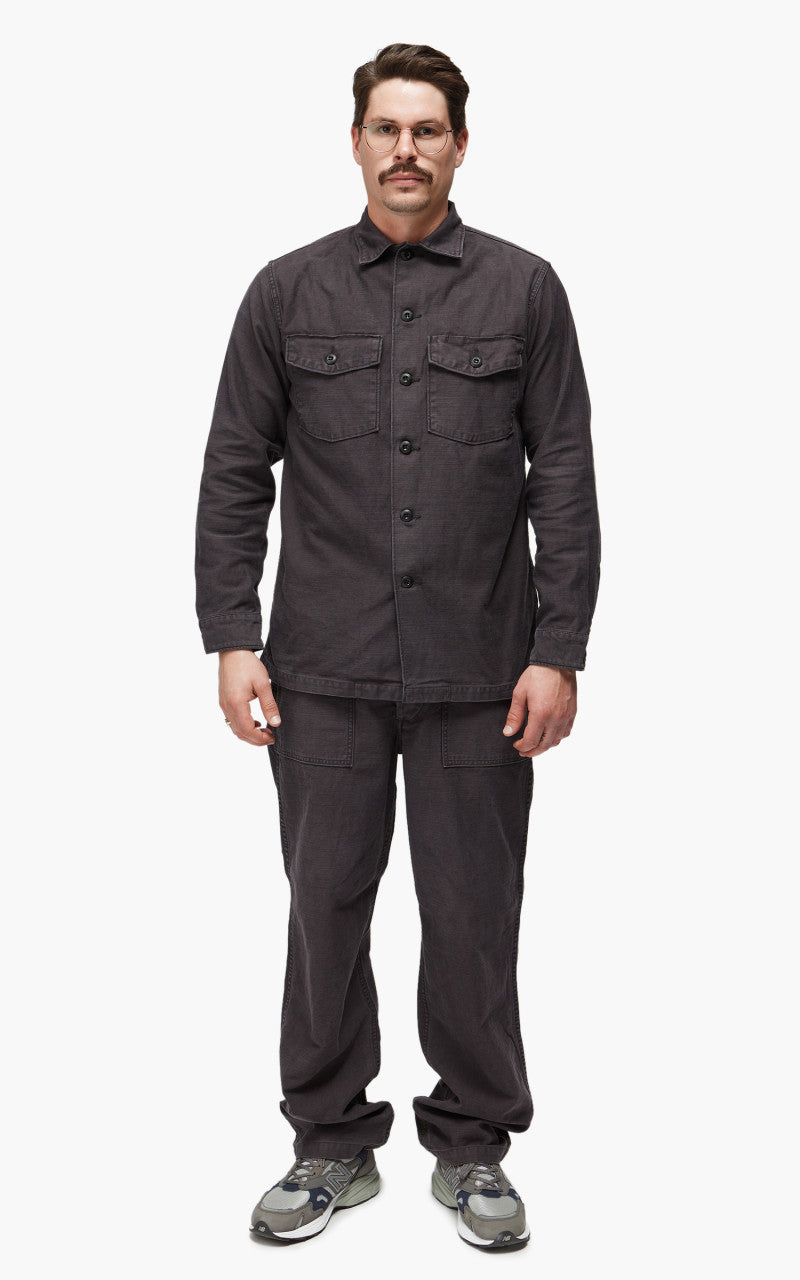 OrSlow US Army Fatigue Shirt Black Stone