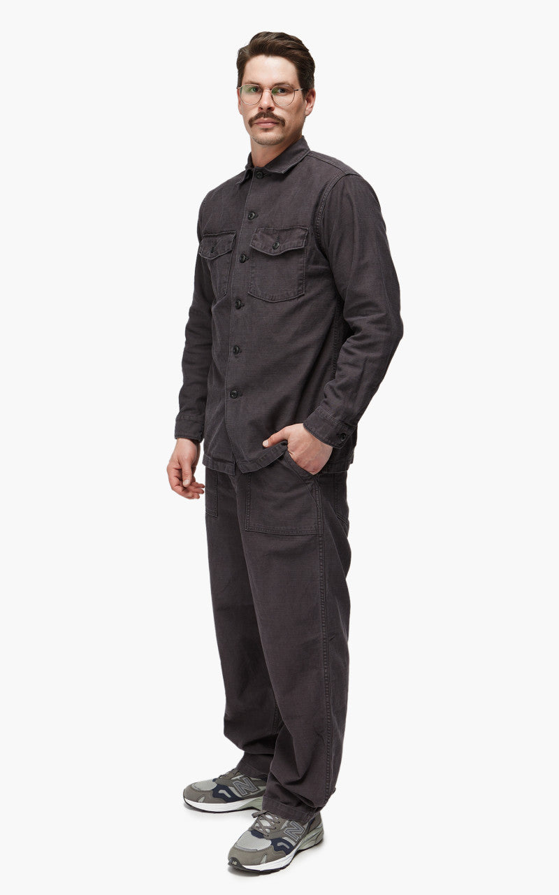 OrSlow US Army Fatigue Shirt Black Stone