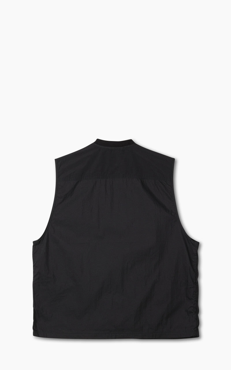 OrSlow Cotton Nylon Utility Vest Black
