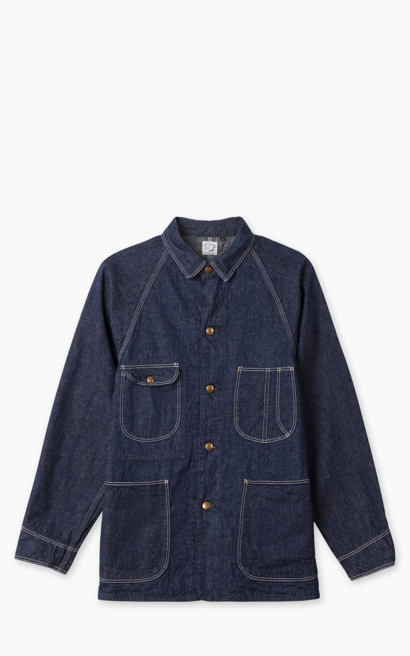 ジャケット・アウター orslow 1950 denim coverall indigo size:3 OrSlow 1950's Coverall Denim Indigo One Wash