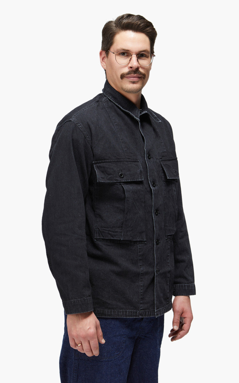 OrSlow US Army M-43 Denim Jacket Black Stone