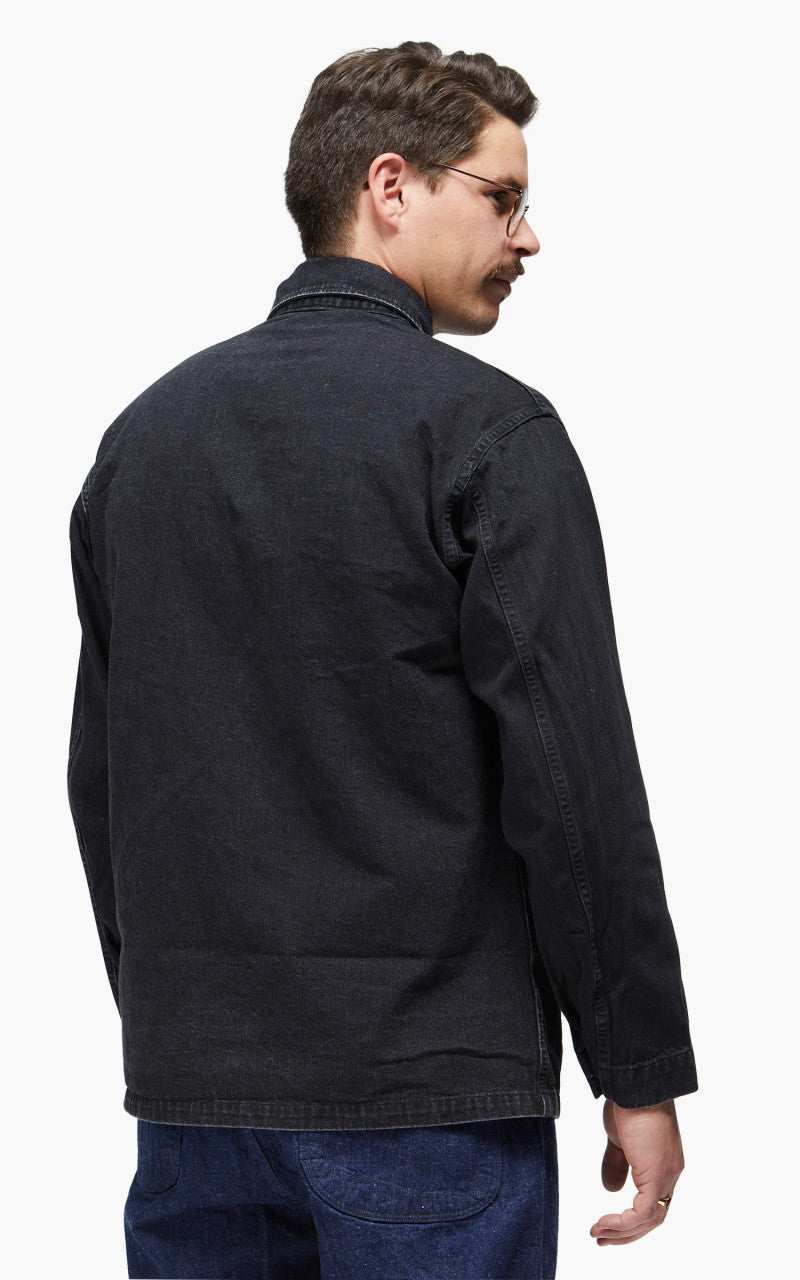 OrSlow US Army M-43 Denim Jacket Black Stone