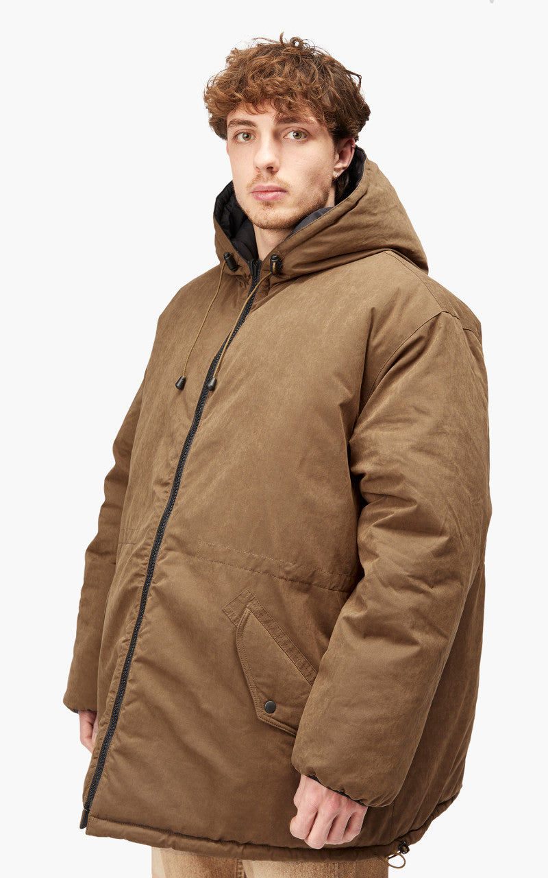 Our Legacy Vintrospec Parka Olive Wax Neo Nylon