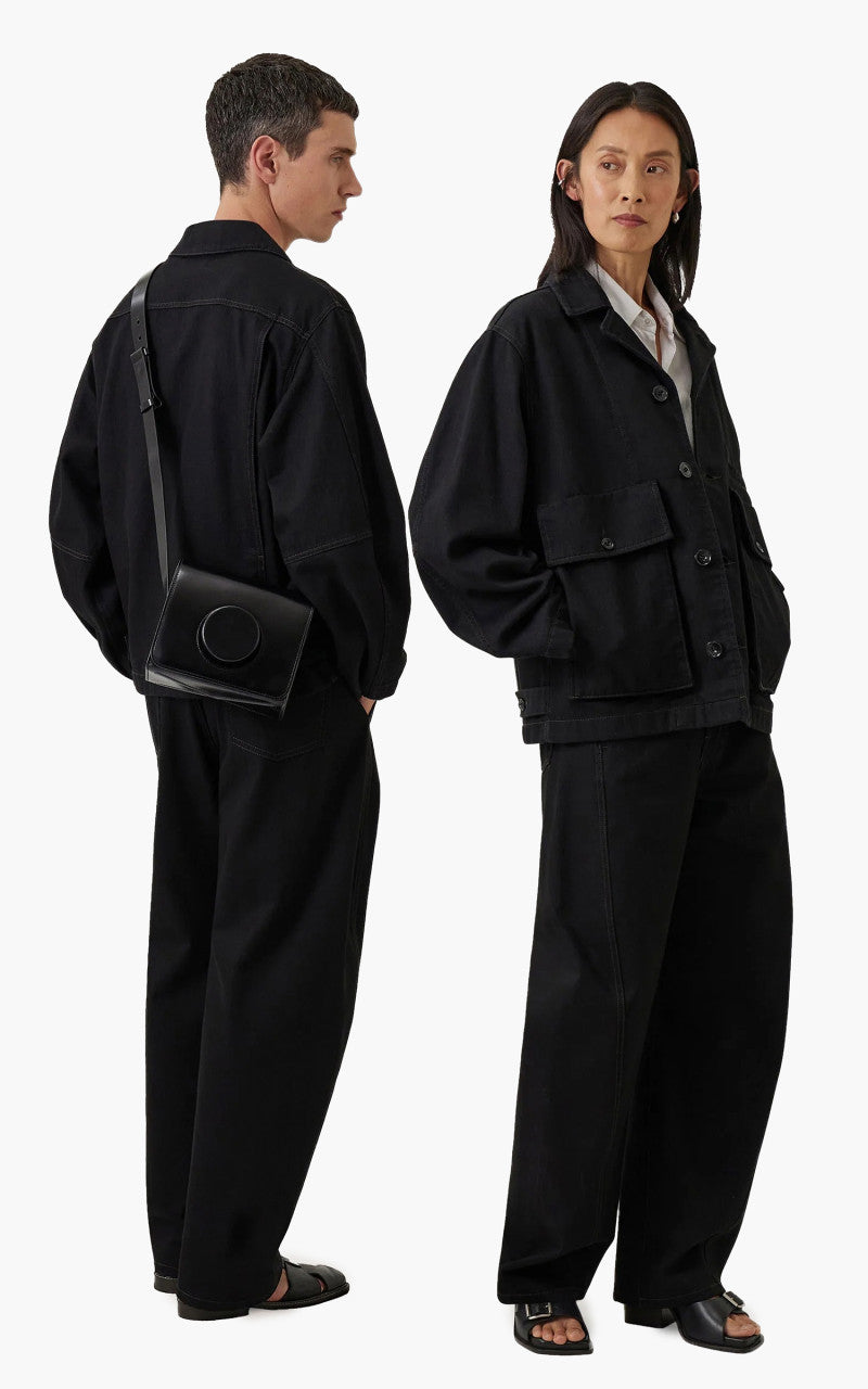 Lemaire Boxy Jacket Denim Black
