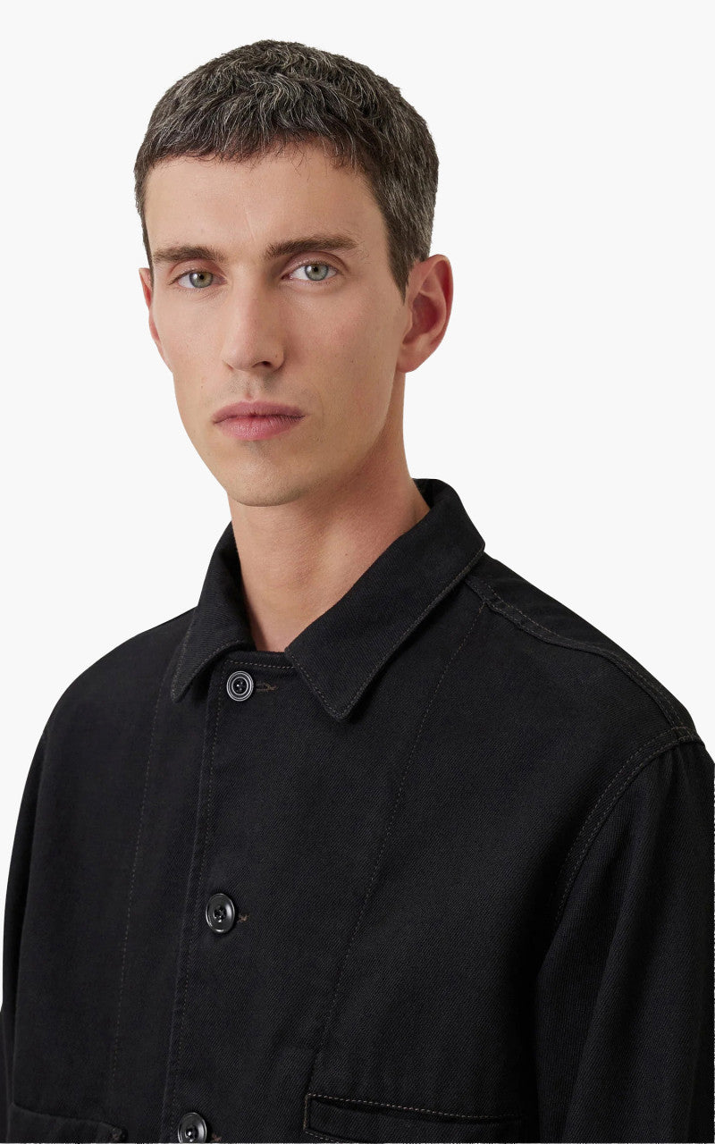 Lemaire Boxy Jacket Denim Black