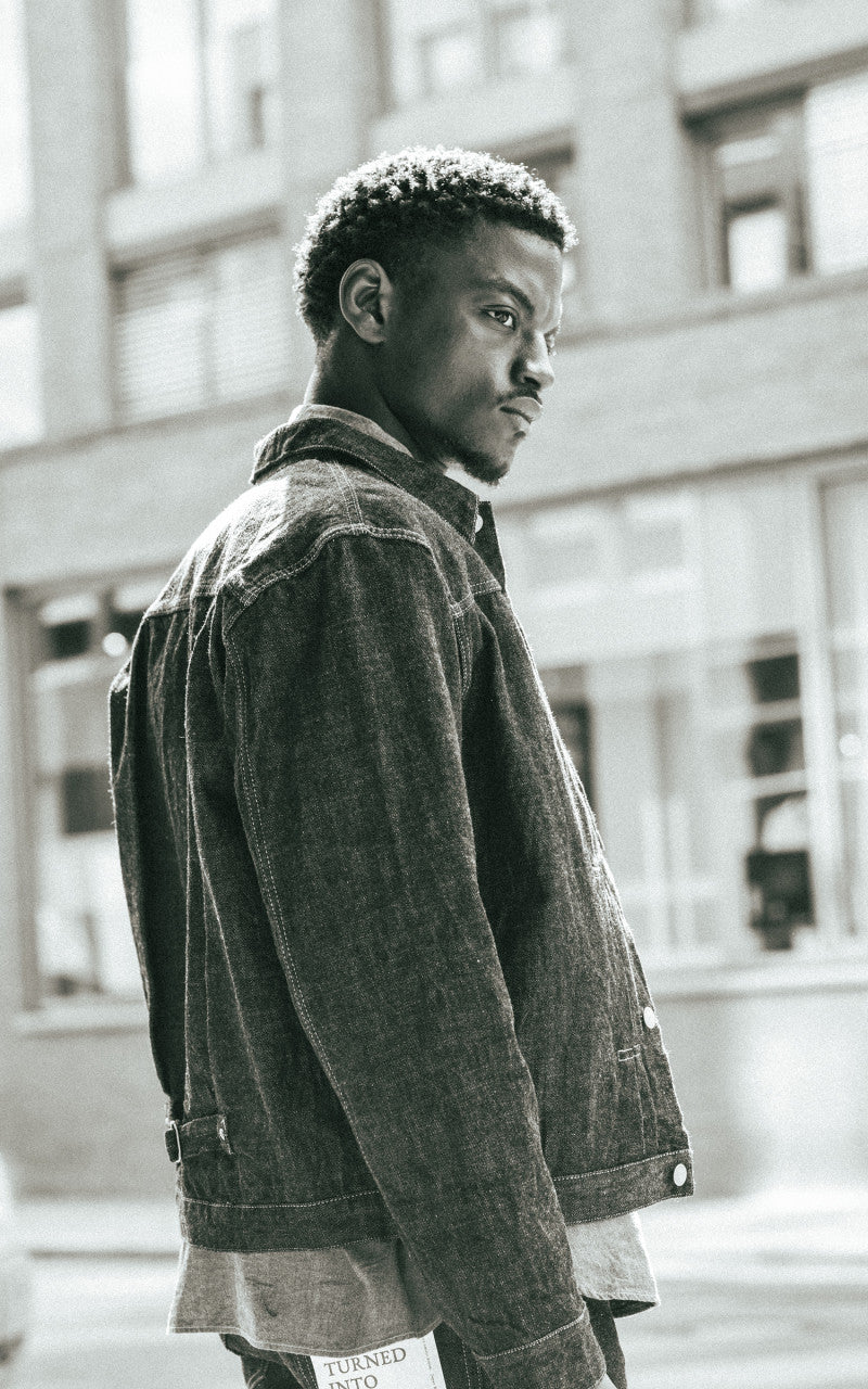 Omoto Denim 3115 Type 1 Denim Jacket Selvedge Indigo 13.5oz