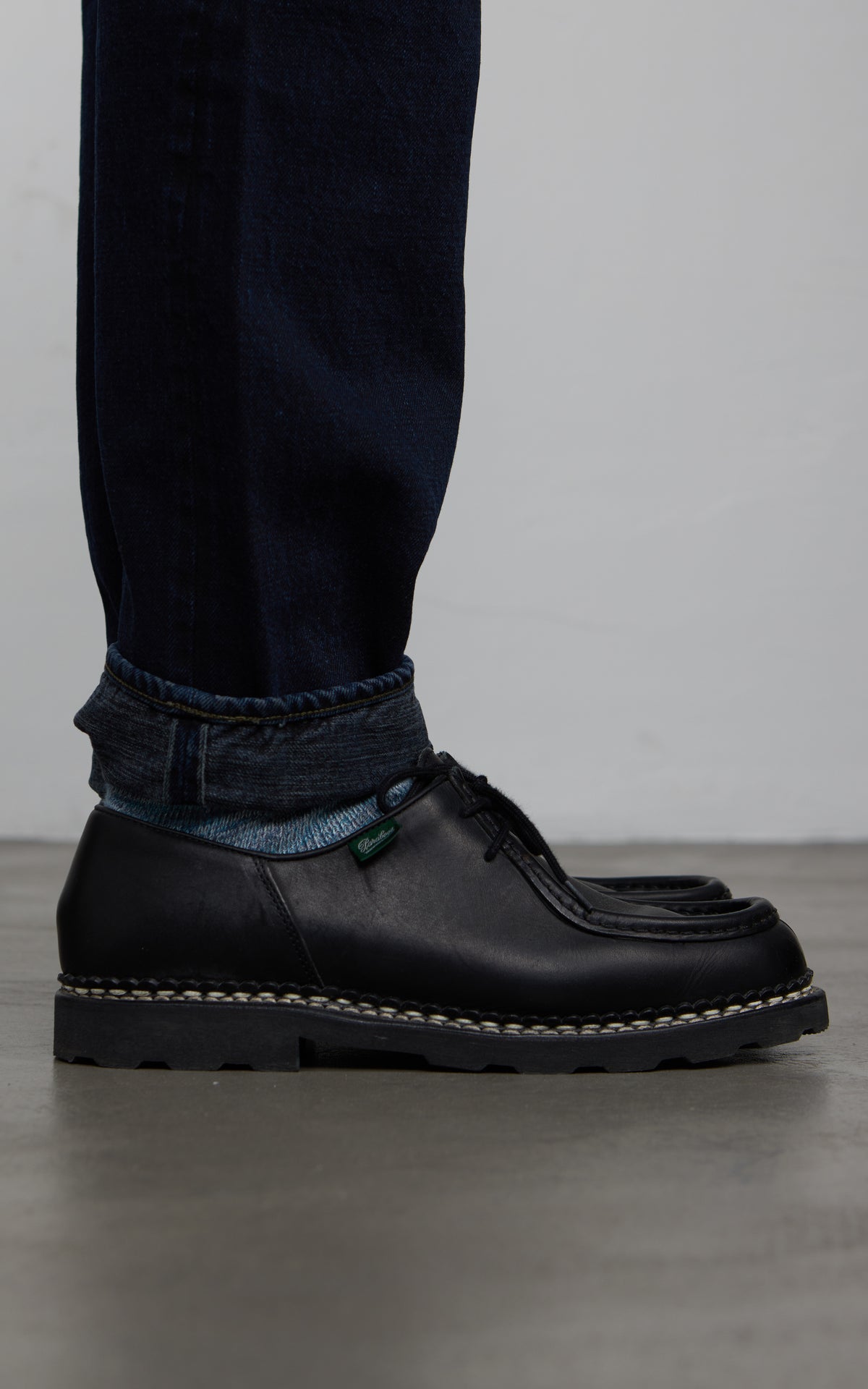 Omoto Denim 0415 Straight Fit Jeans Selvedge Charcoal Dyed