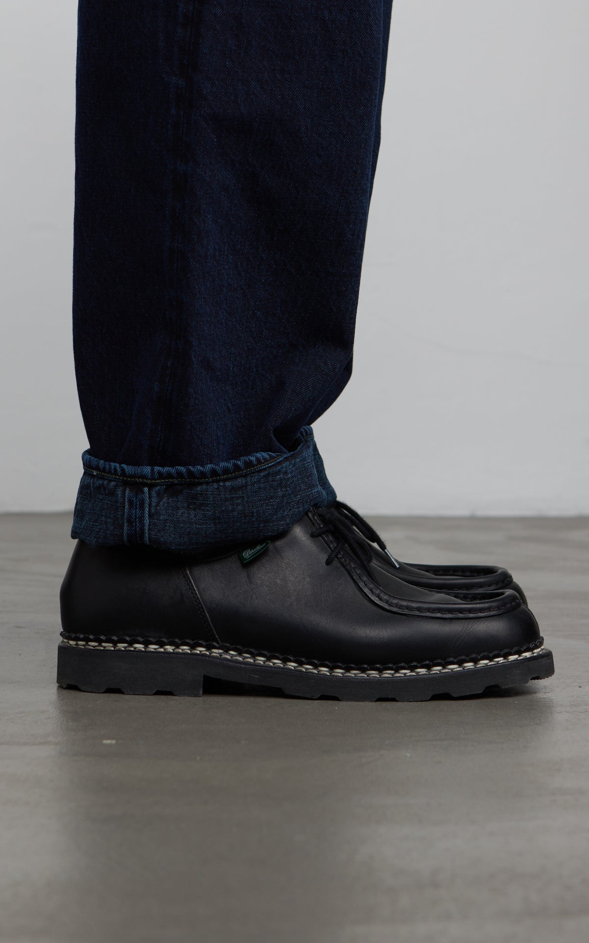 Omoto Denim 0815 Loose Fit Jeans Selvedge Anthrazitfarben