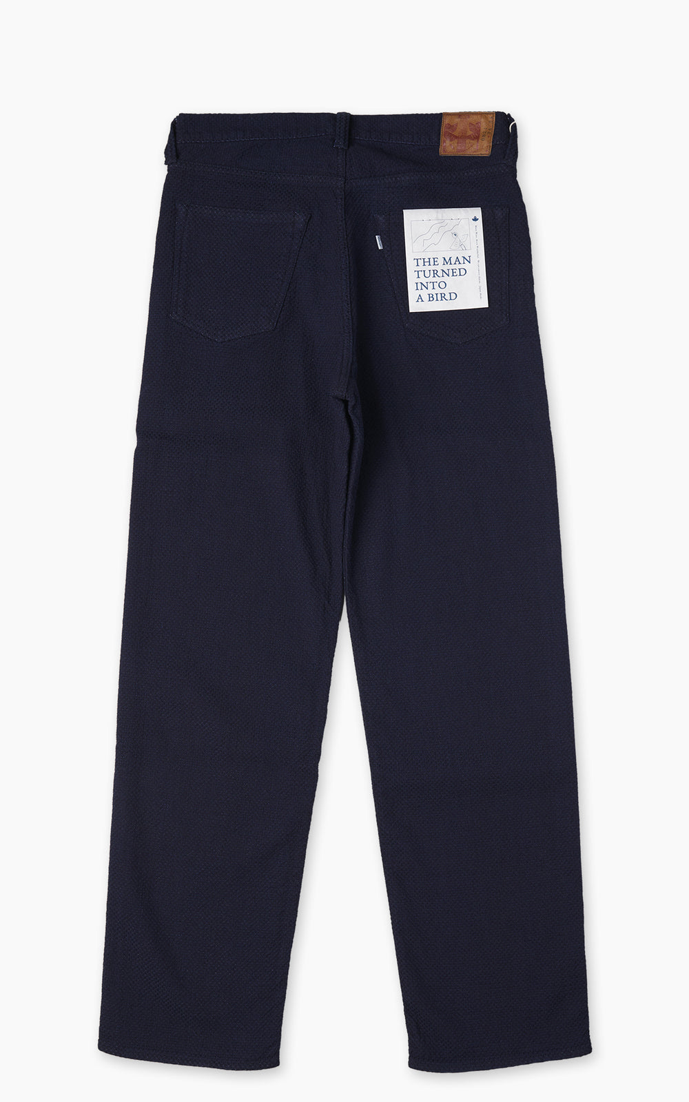 Omoto Denim 0821 Ori-Sashi Sashiko Loose Fit Jeans Indigo 15oz