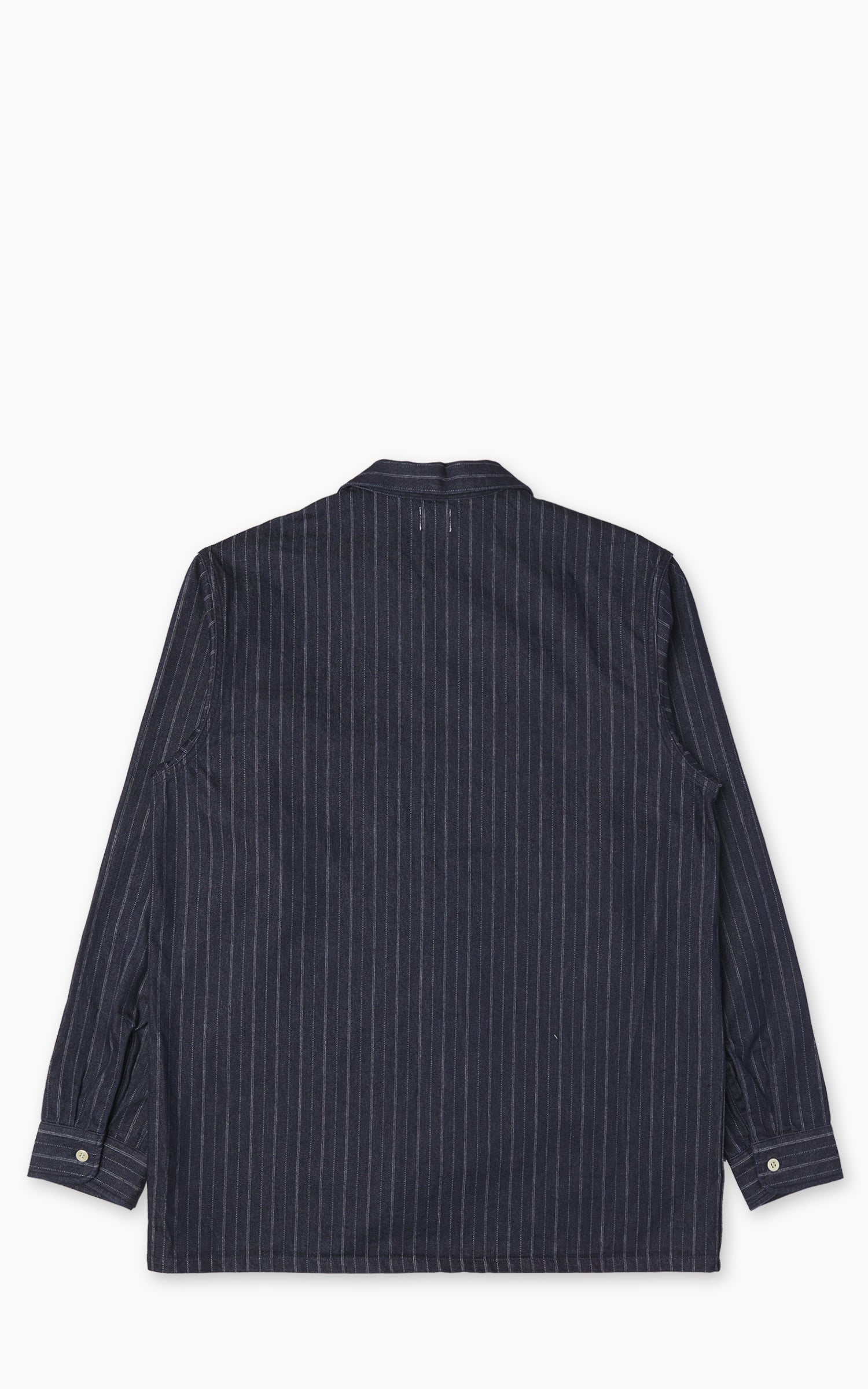 Omoto Denim 5122 Dobby Stripe Shirt Denim Indigo 8oz