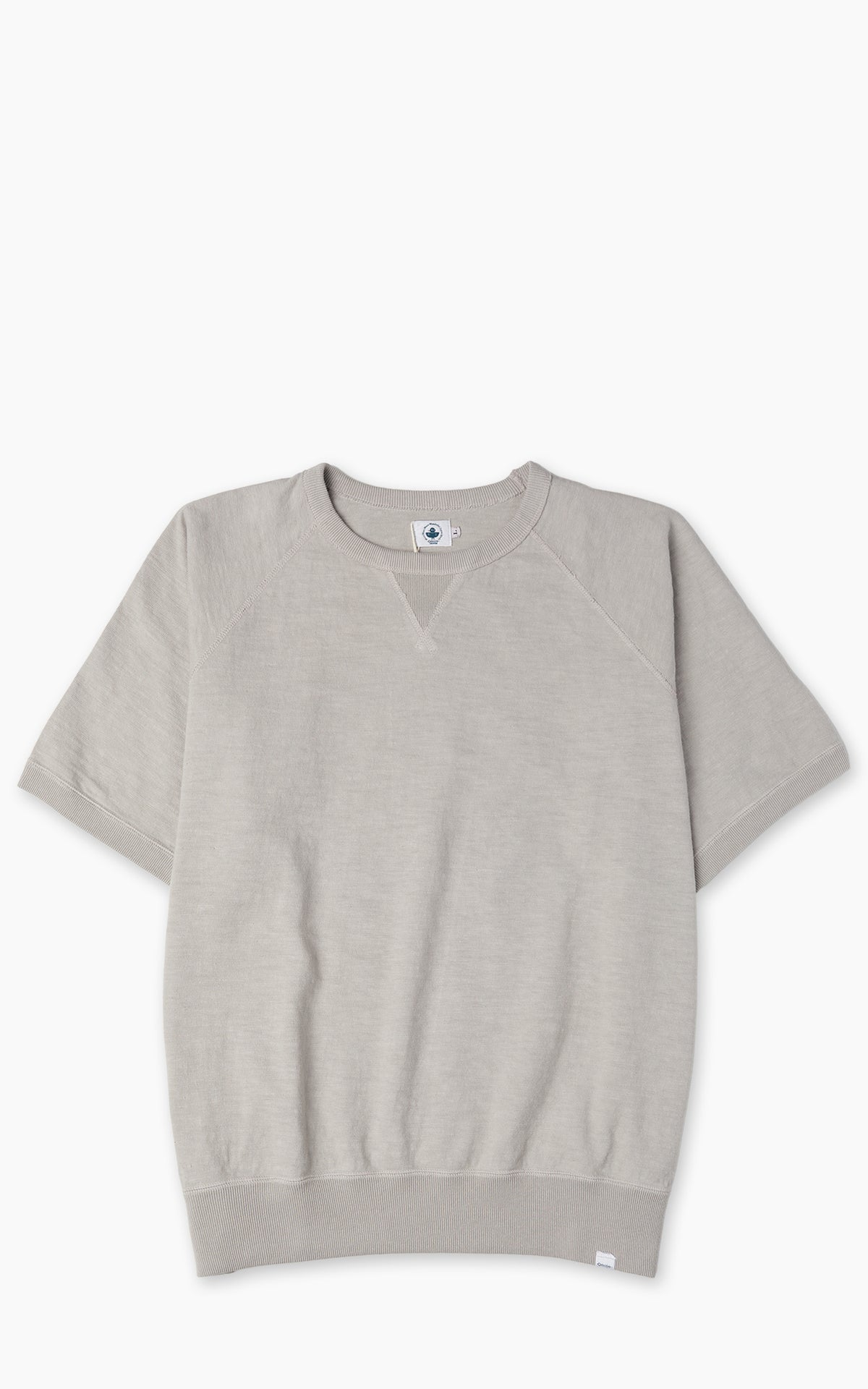 Omoto Denim 6100 Memphis Cotton Raglan Sleeve T-Shirt Grau
